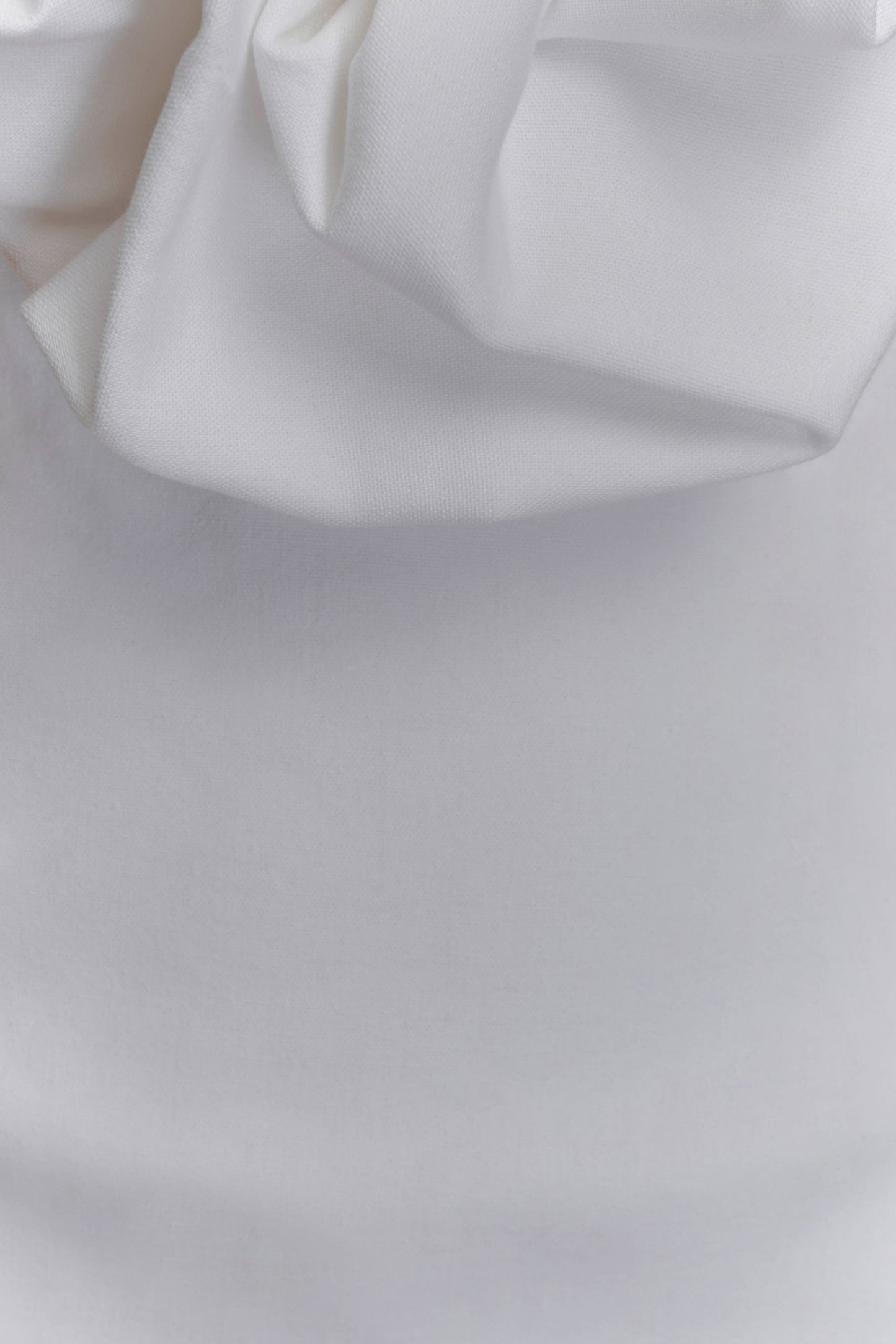Robe Maxi Carolyn en Linon à Motifs - Blanc