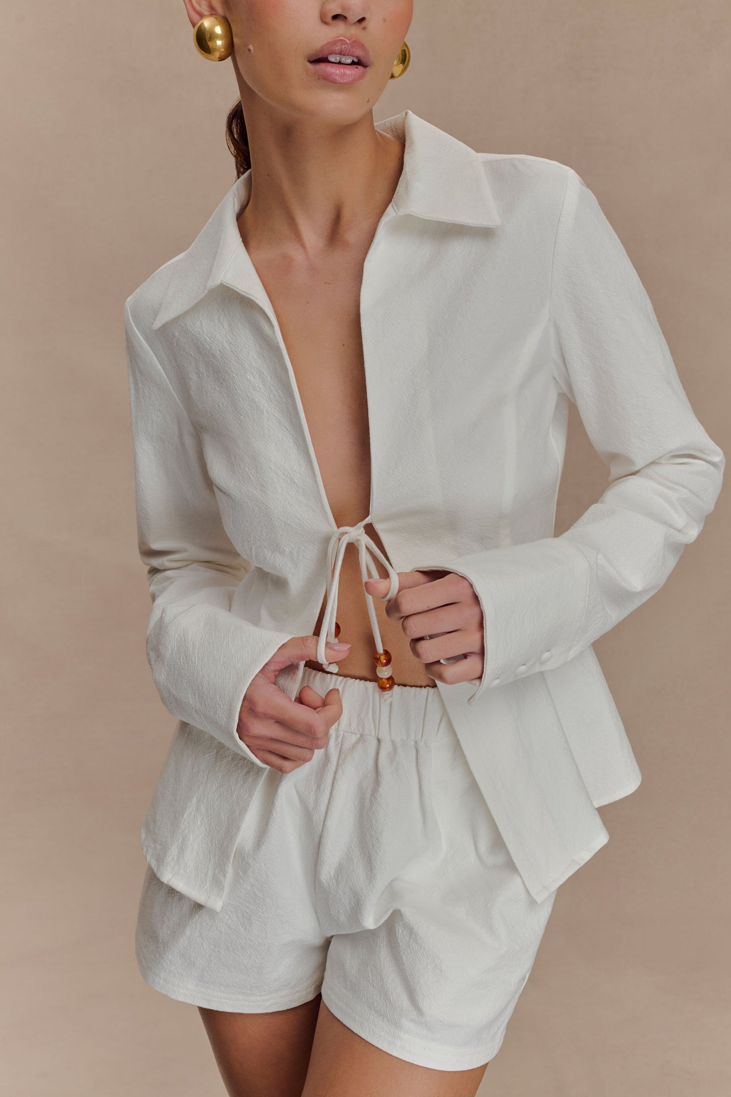Shorts en coton Annalee - Blanc