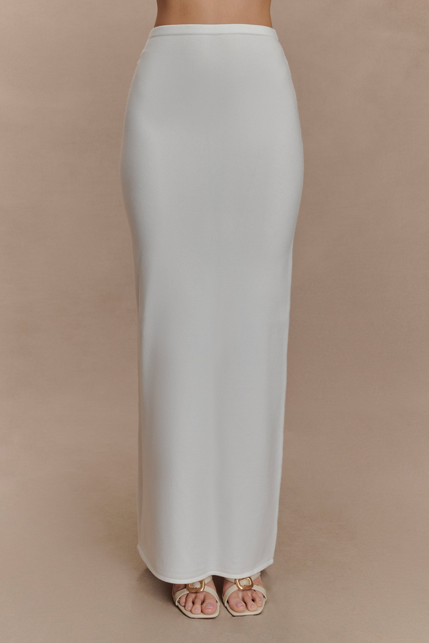 Jupe Maxi Tricot Alejandra - Blanche