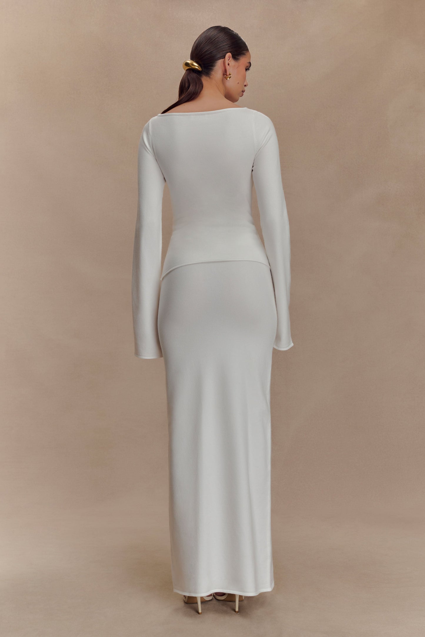 Jupe Maxi Tricot Alejandra - Blanche