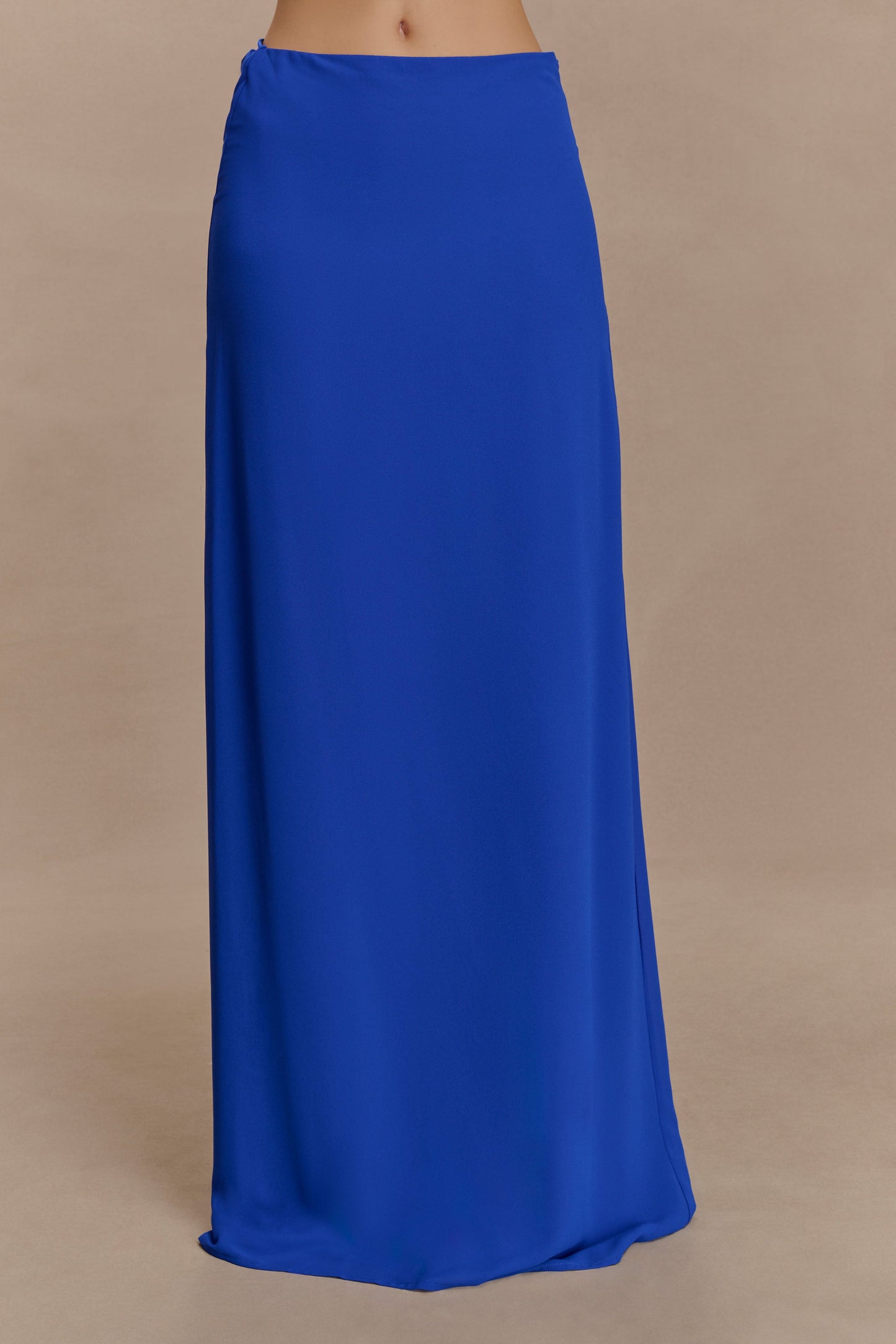 Jupe Maxi en Chiffon Katalina - Bleu Cobalt