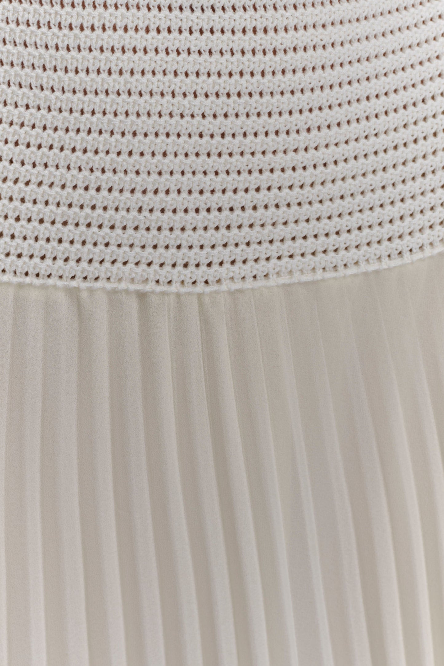 Robe Maxi Perle Croche Catherine - Blanche
