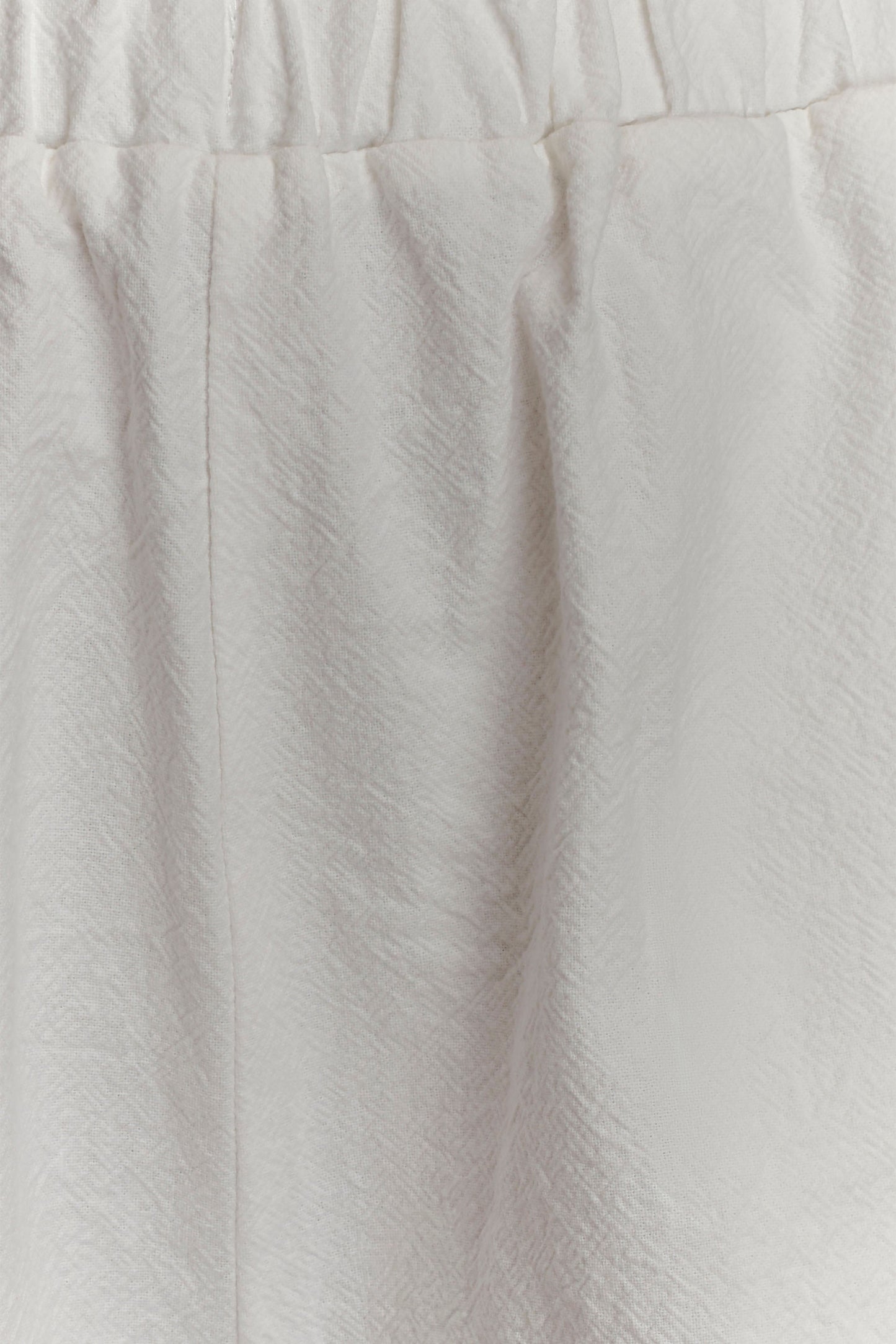 Pantalon large en coton Janayia - Blanc