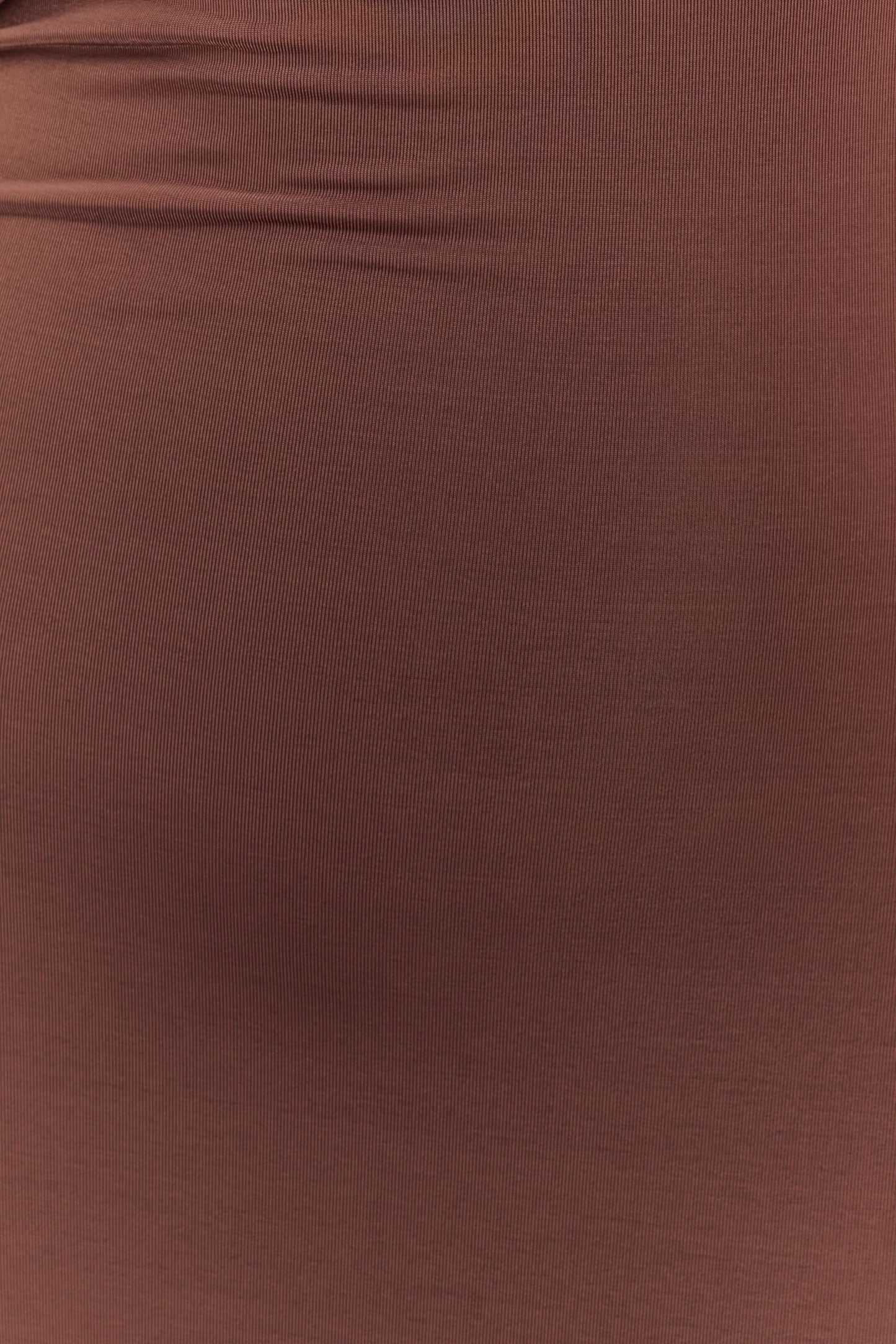 Robe Maxi Asymétrique et Étroite Ashford - Chocolat