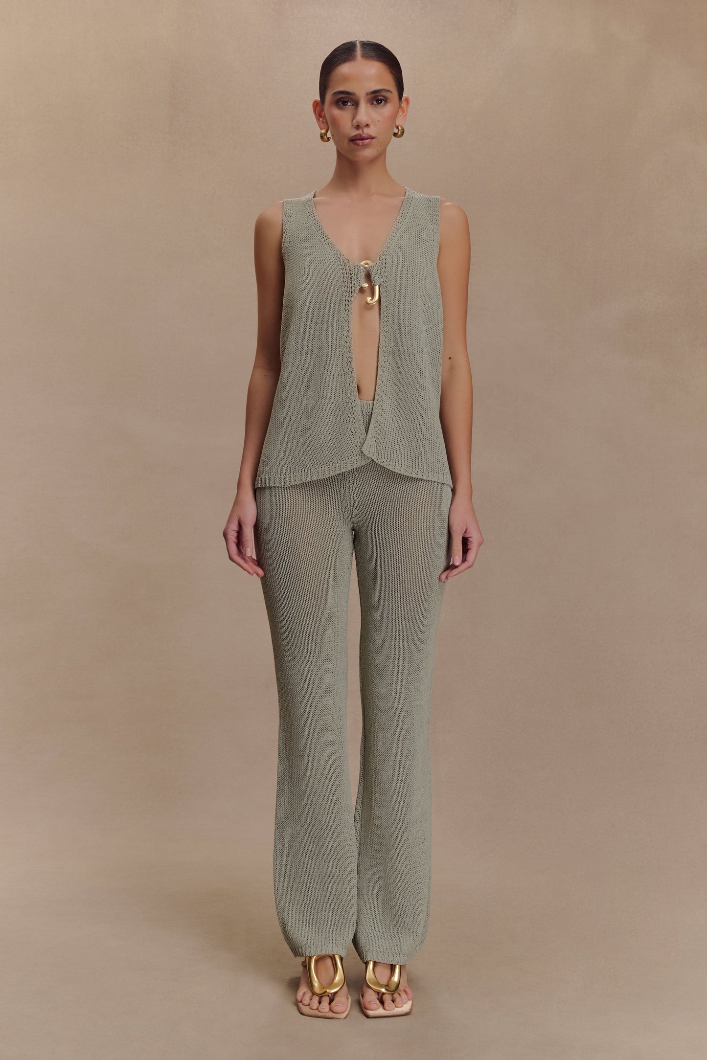 Top en Tricot Malani avec Fentes Métalliques - SAGE