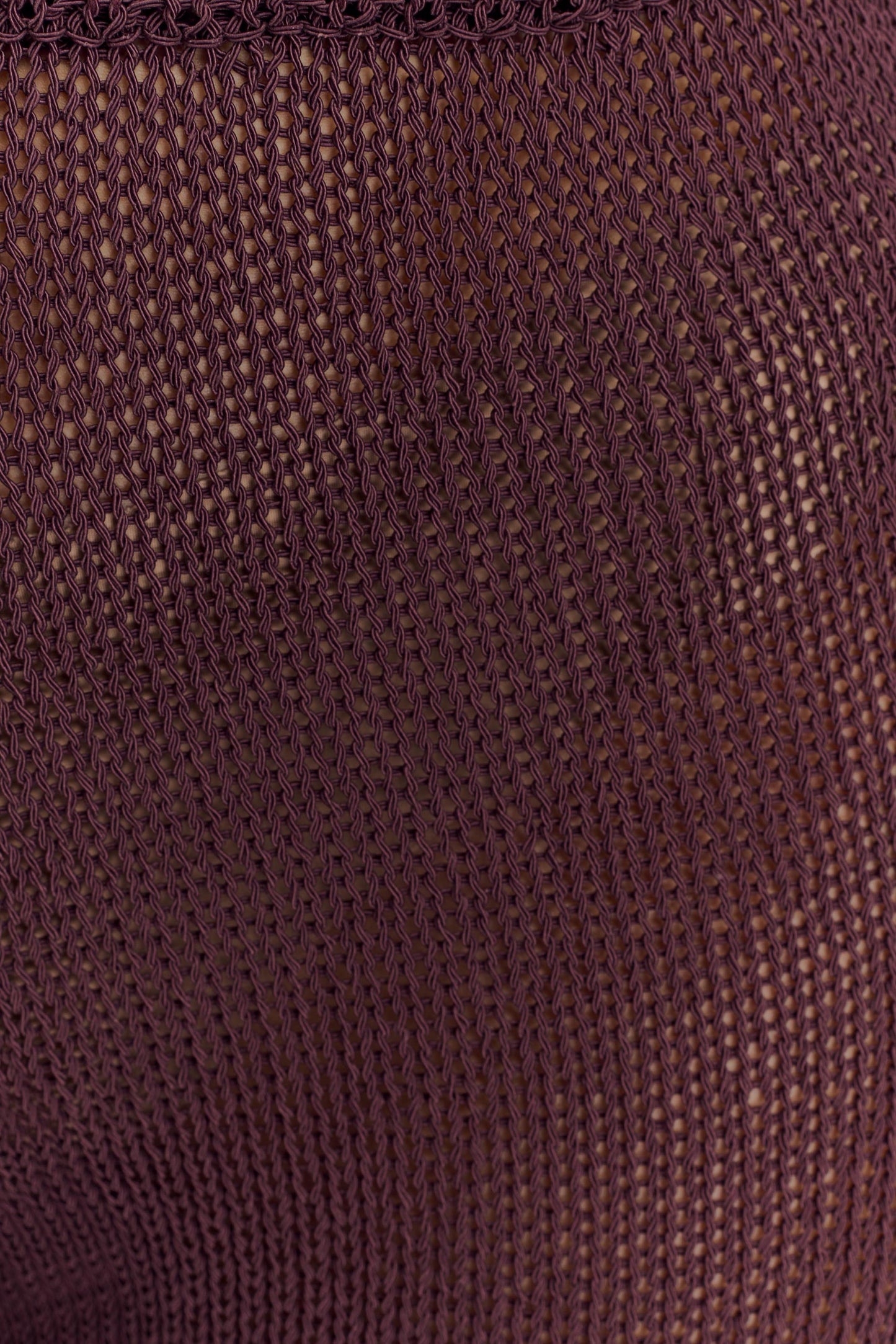Malani Haut en Tricot avec Accroches Métalliques - Chocolat
