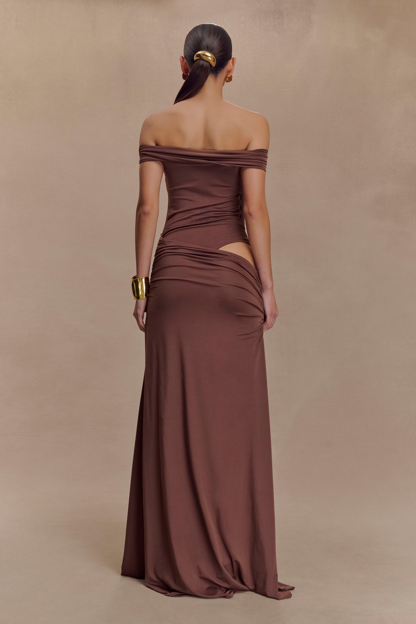 Robe Maxi Oliver Slinky - Chocolat