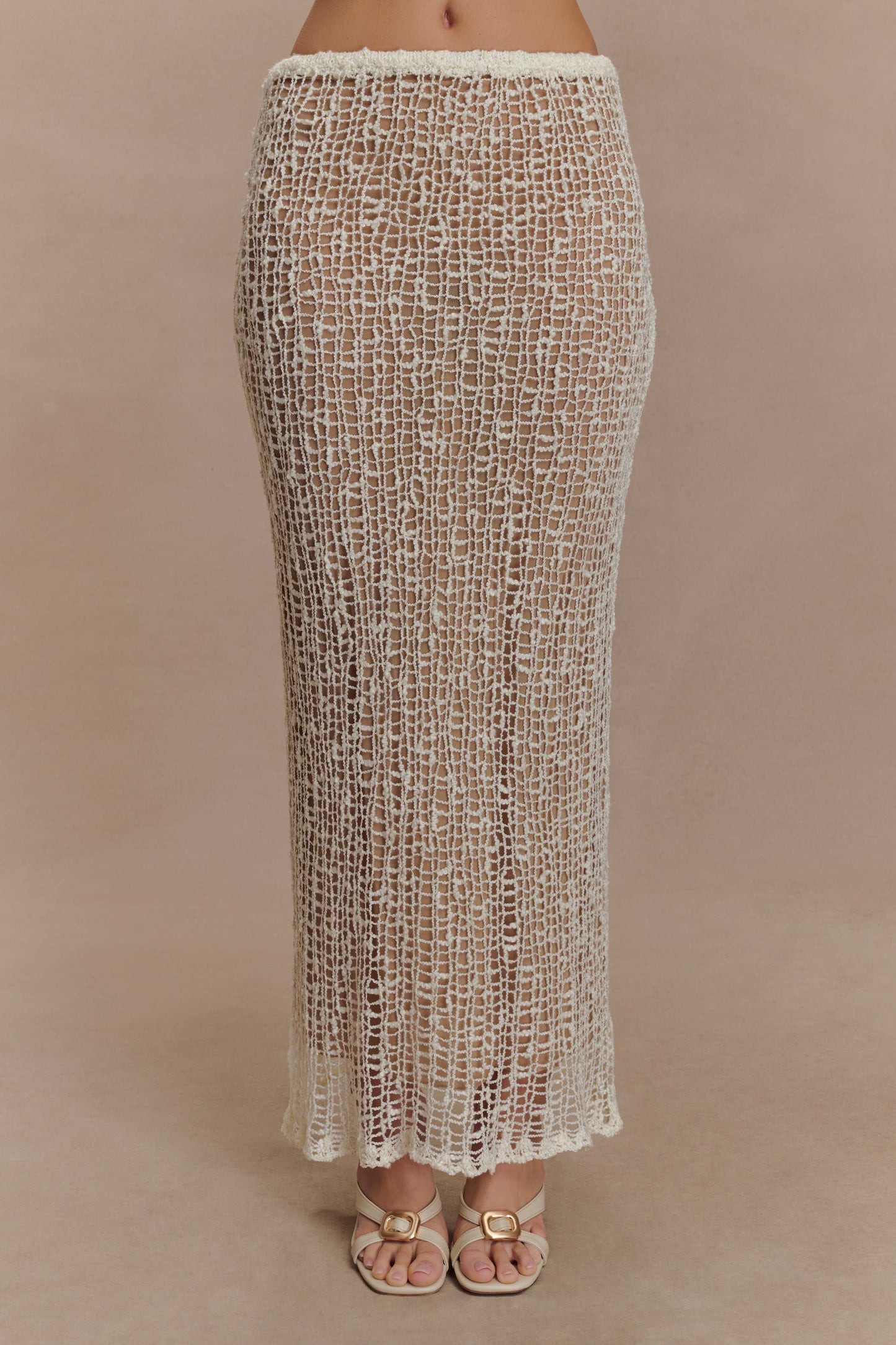 Jupe Maxi Tricot Cordelia - Ivoire
