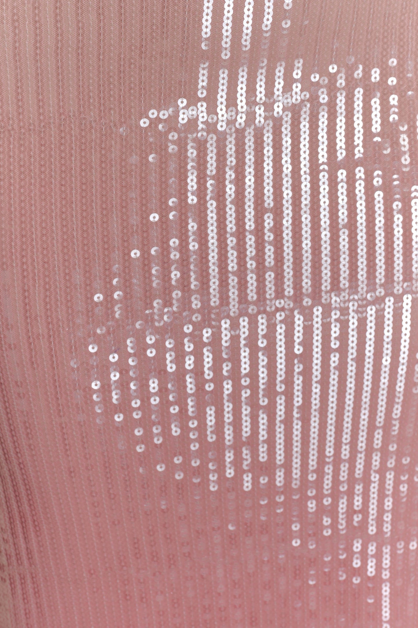 Robe Maxi Sequin Sans Bretelles Miranda - Rose Ombré