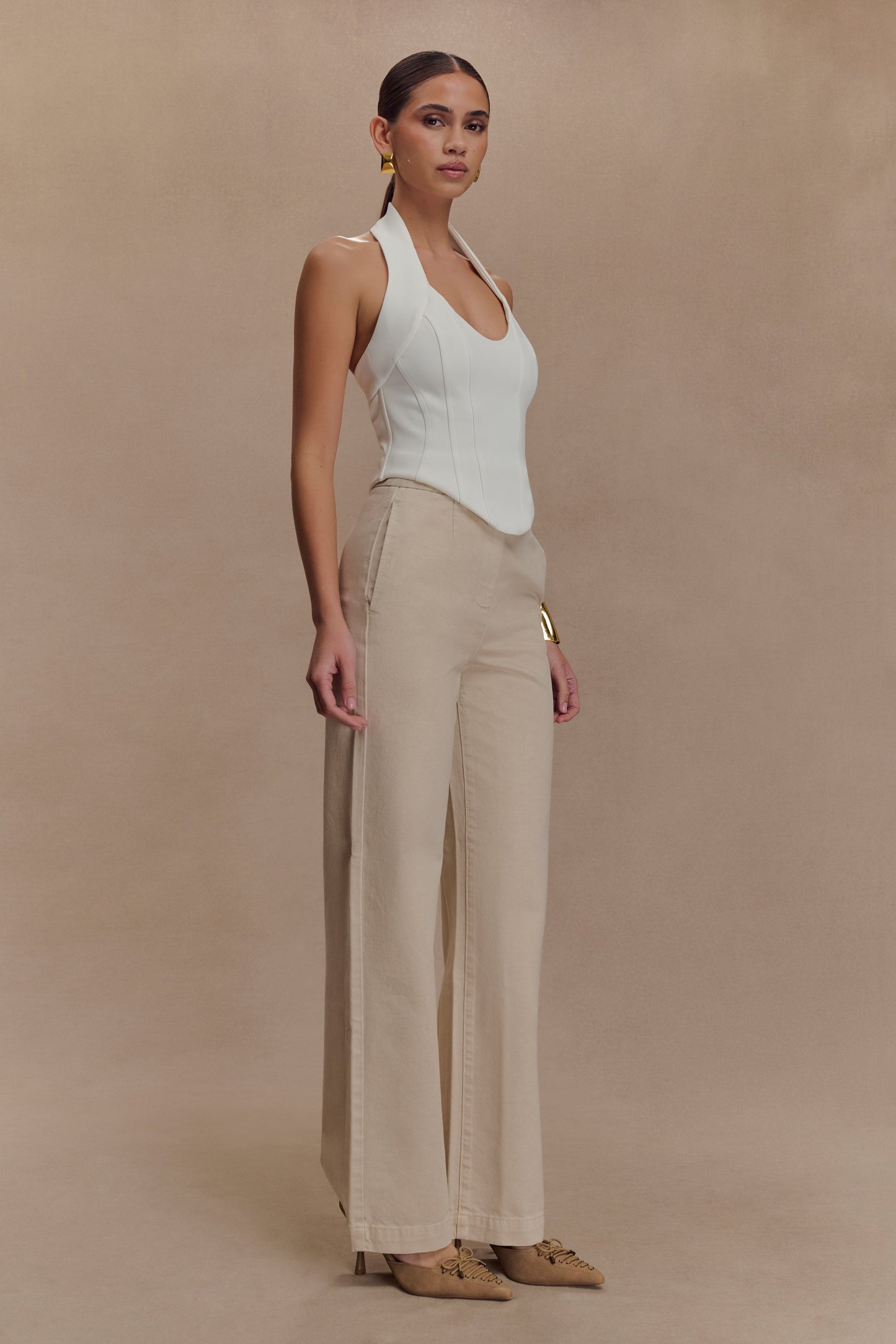 Rayne - Jean à jambes larges - Lavage pierre