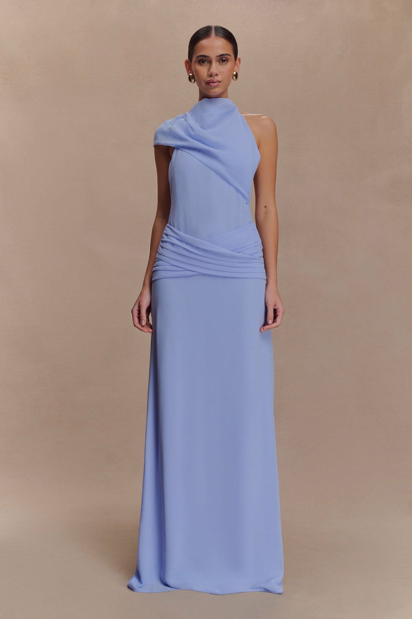 Robe Maxi en Chiffon Analia - Mauve