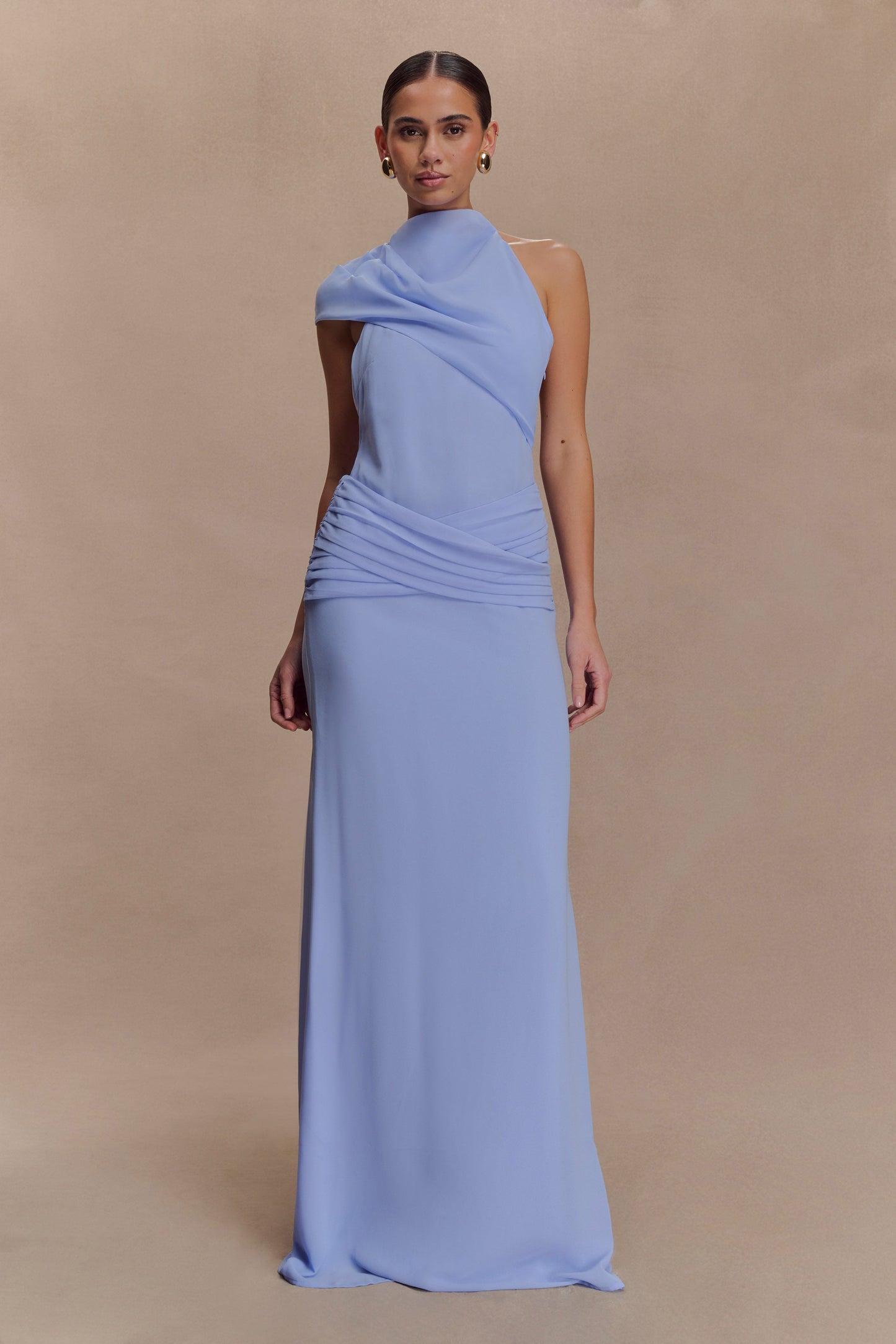 Robe Maxi en Chiffon Analia - Mauve