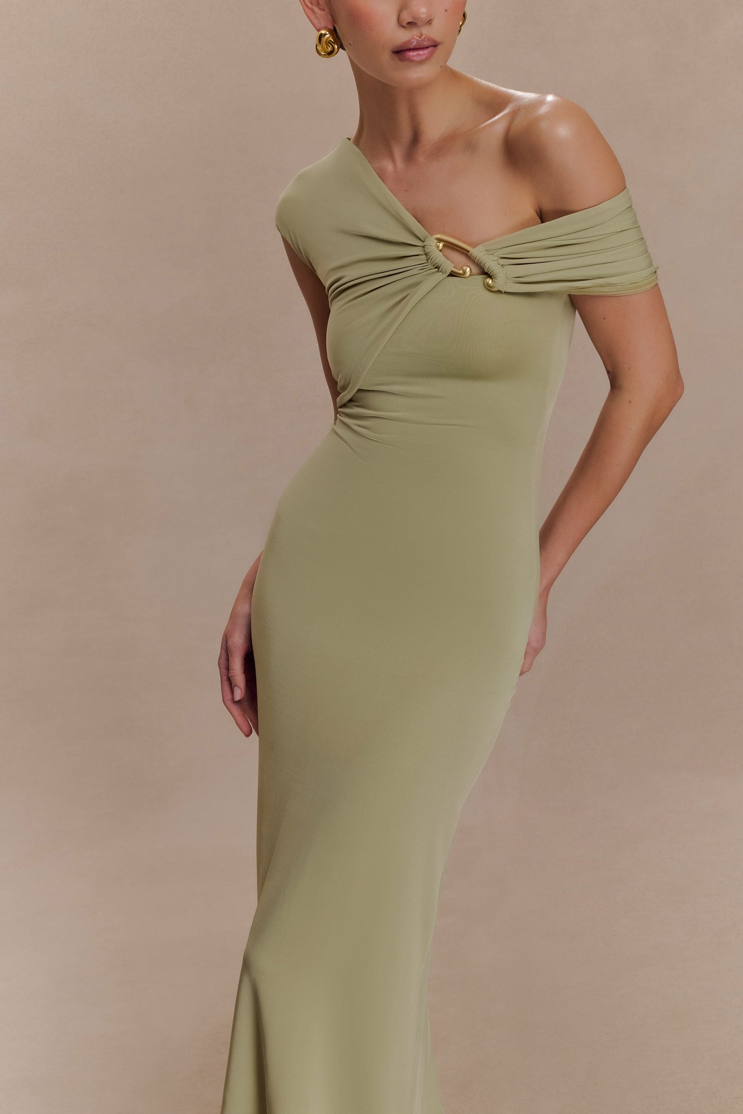 Robe Maxi Asymétrique et Étroite Ashford - SAGE