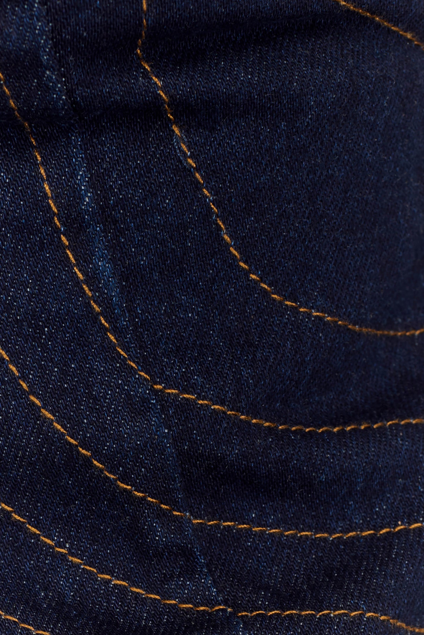 Top en jean sans bretelles à surpiqûres Tully - Bleu indigo