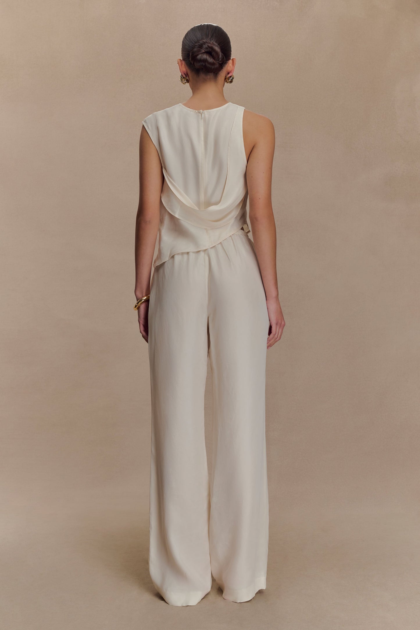 Pantalon droit Violeta - Ivoire