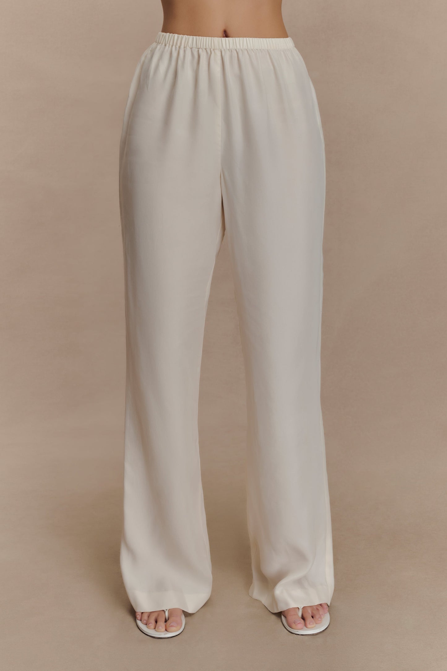 Pantalon droit Violeta - Ivoire