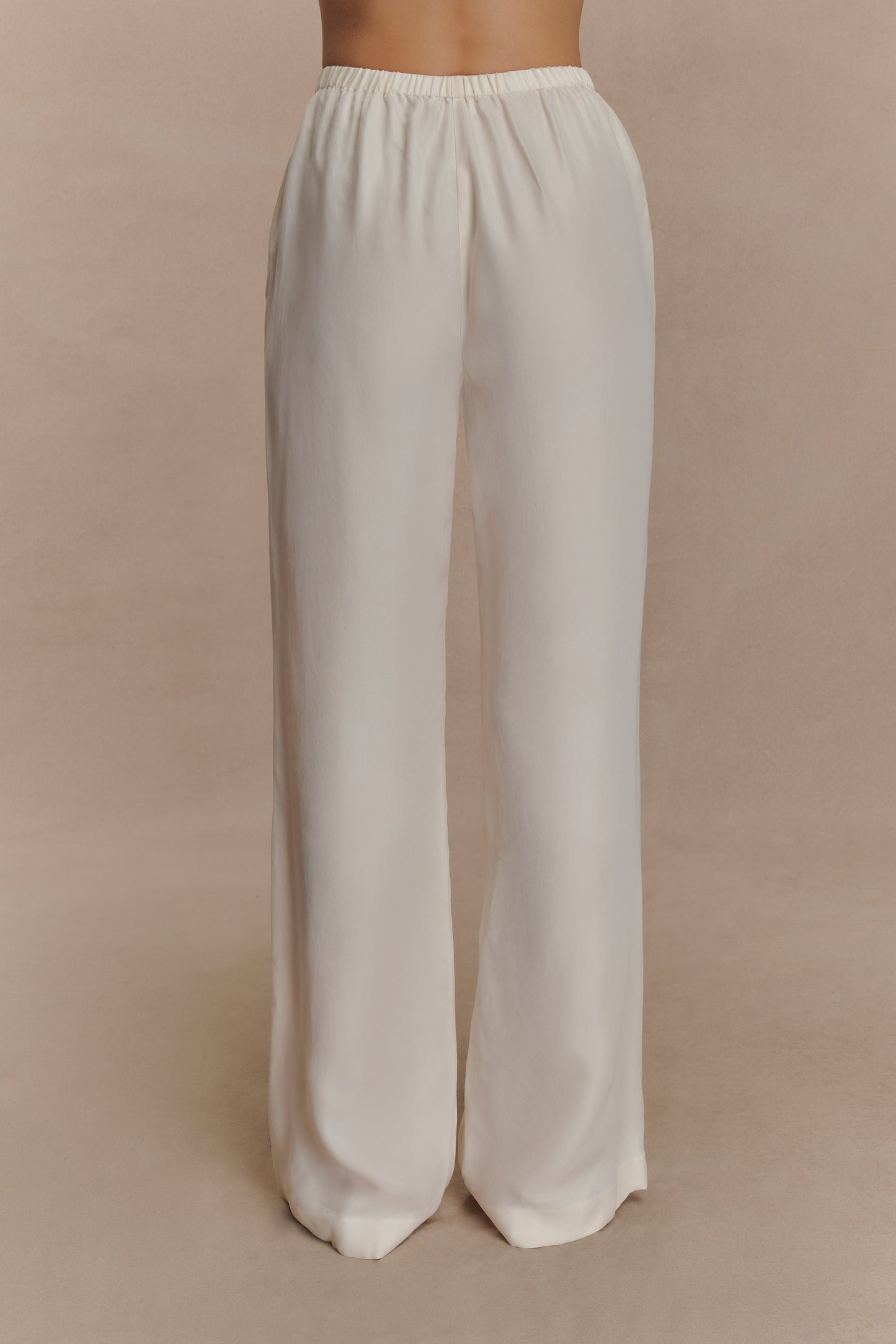 Pantalon droit Violeta - Ivoire