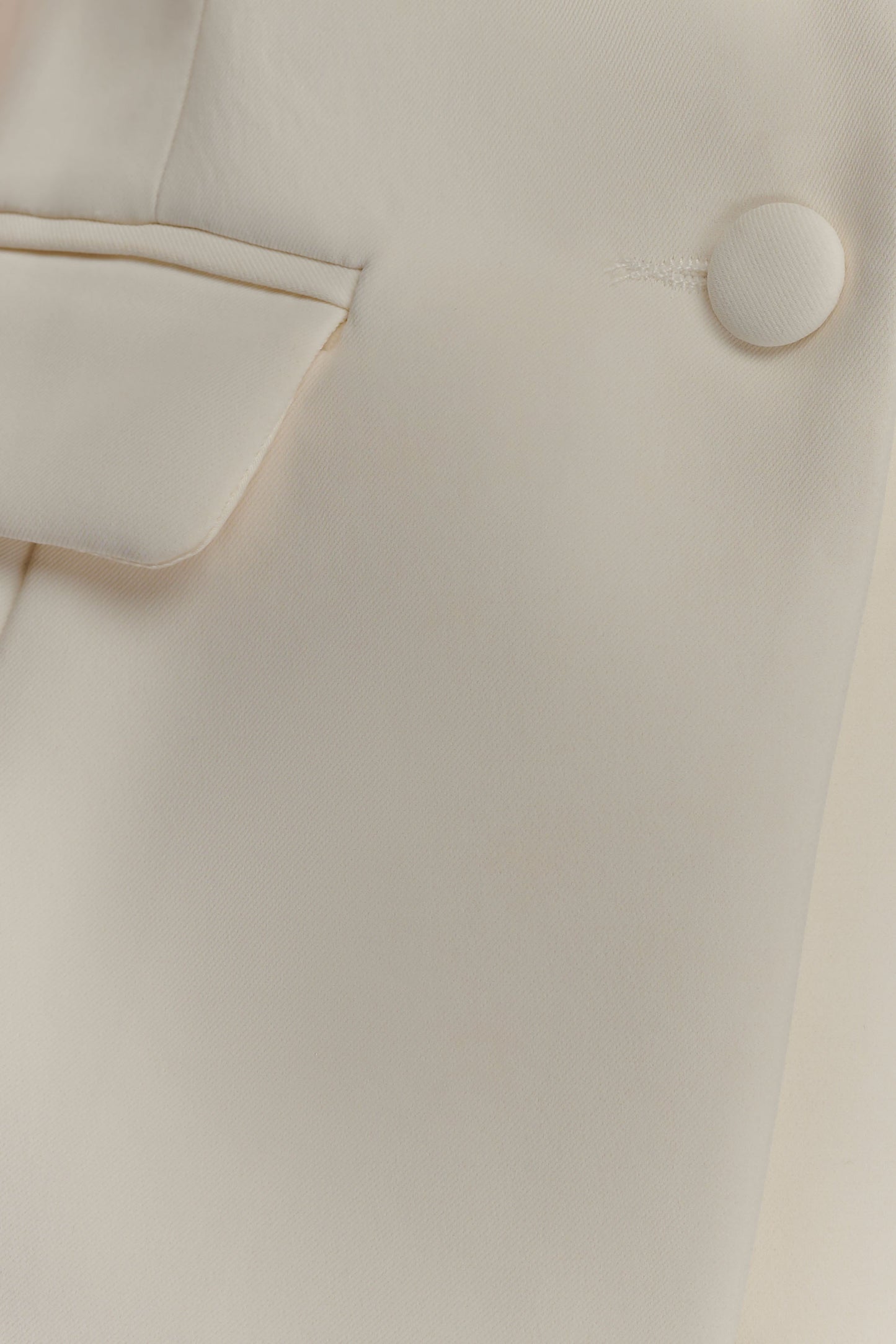 Top tailleur à manches bouffantes Opal - Ivoire