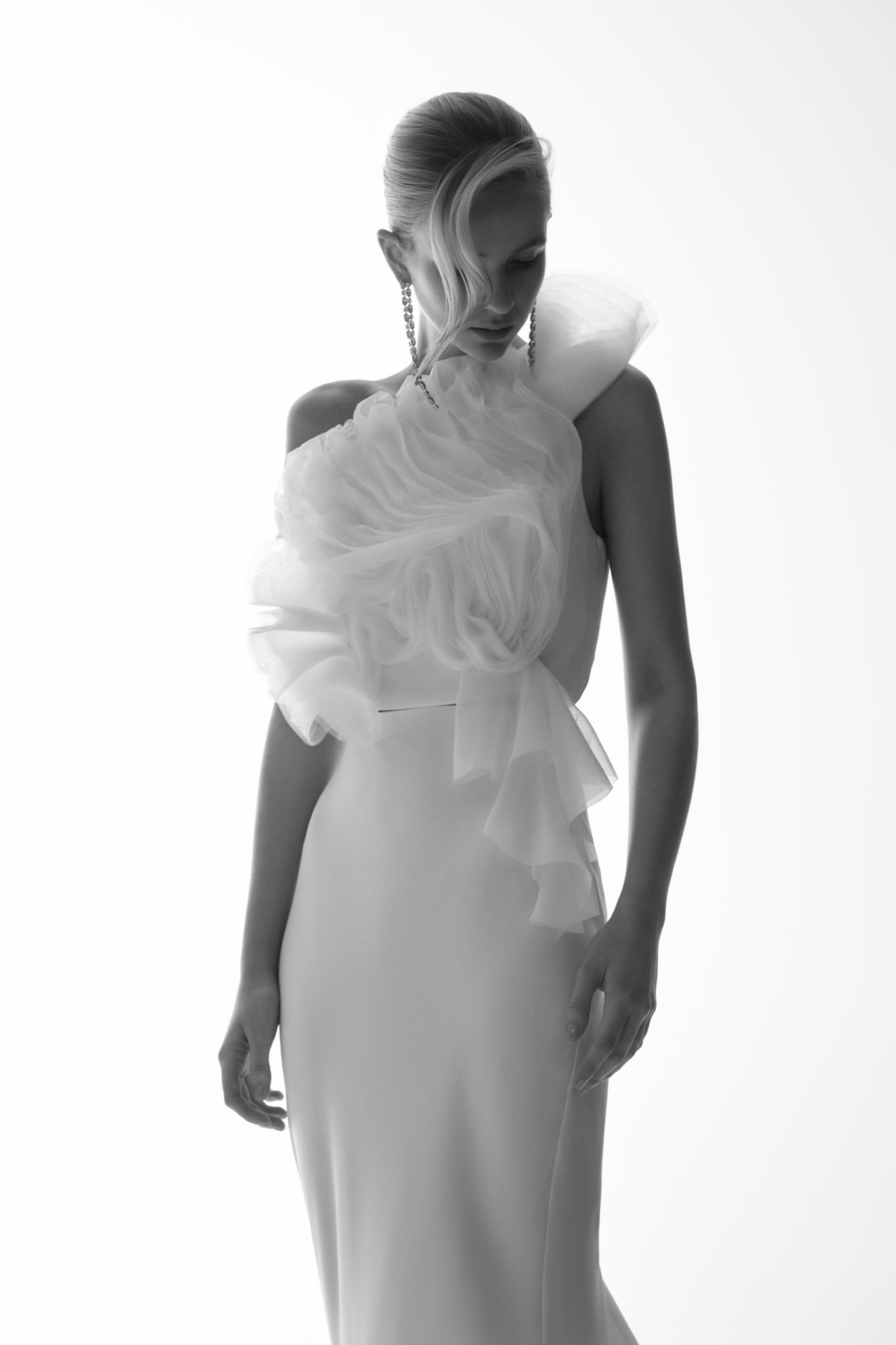 Top de mariée Sena - Blanc