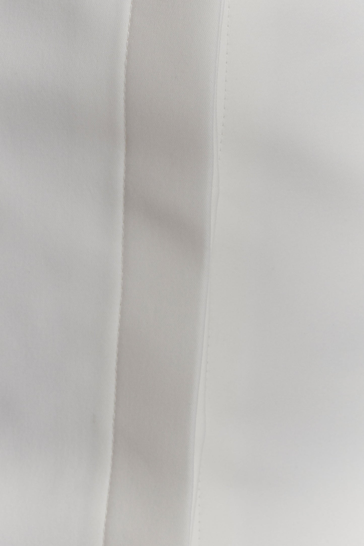 Robe chemise en coton Carina à peplum - Blanc