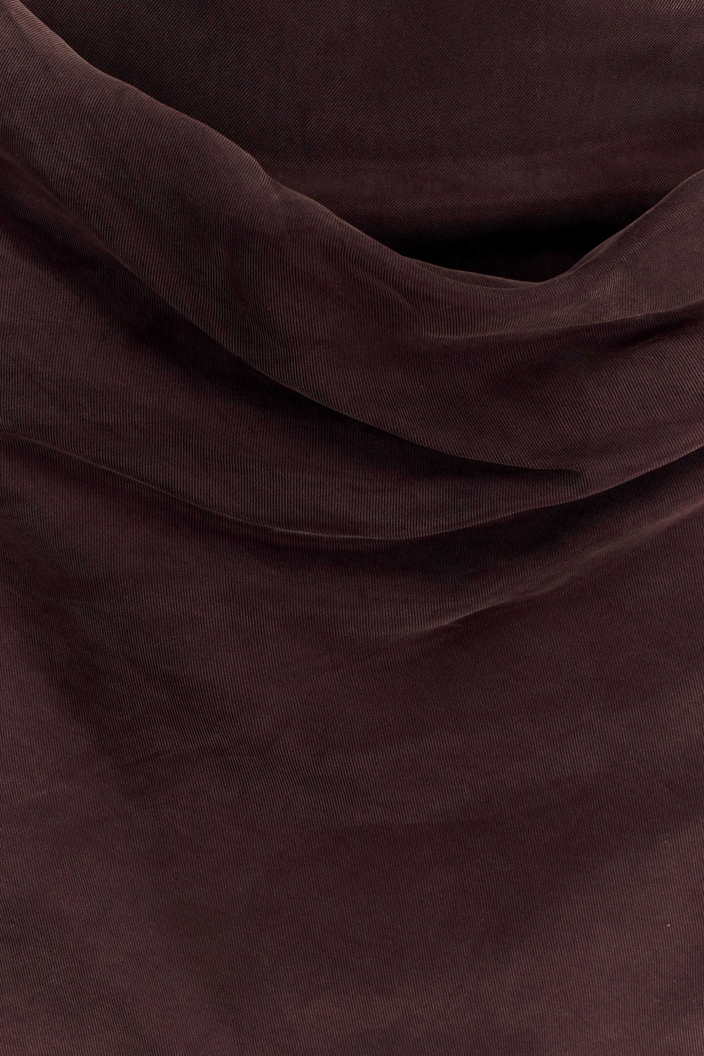 Mini-robe drapée Bexley - Chocolat noir