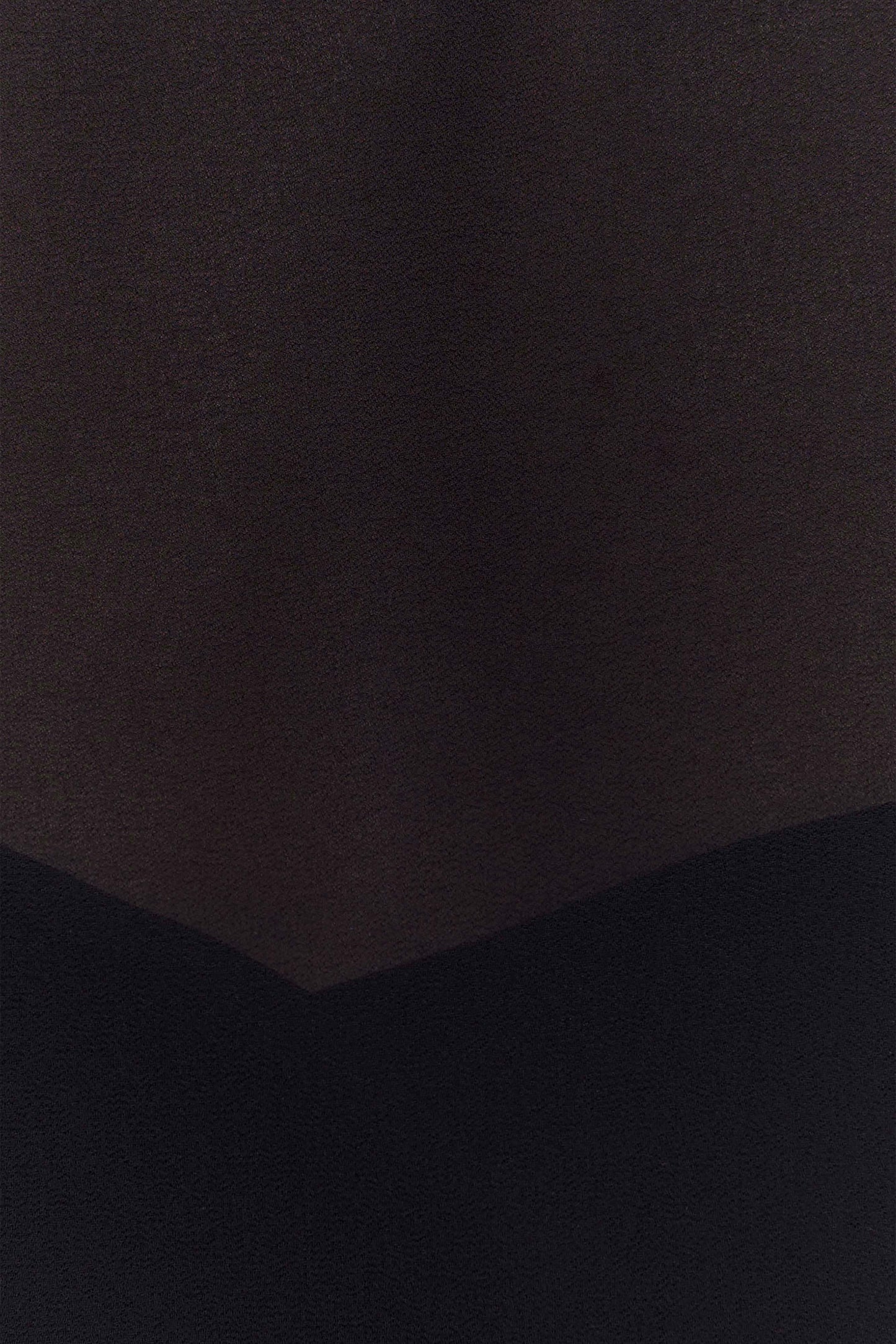 Top en mousseline de soie Saria à dos nu - Noir