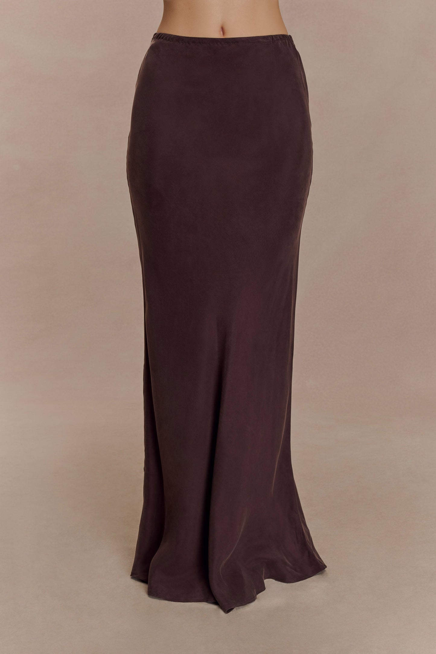 Jupe Maxi Violeta - Chocolat Noir