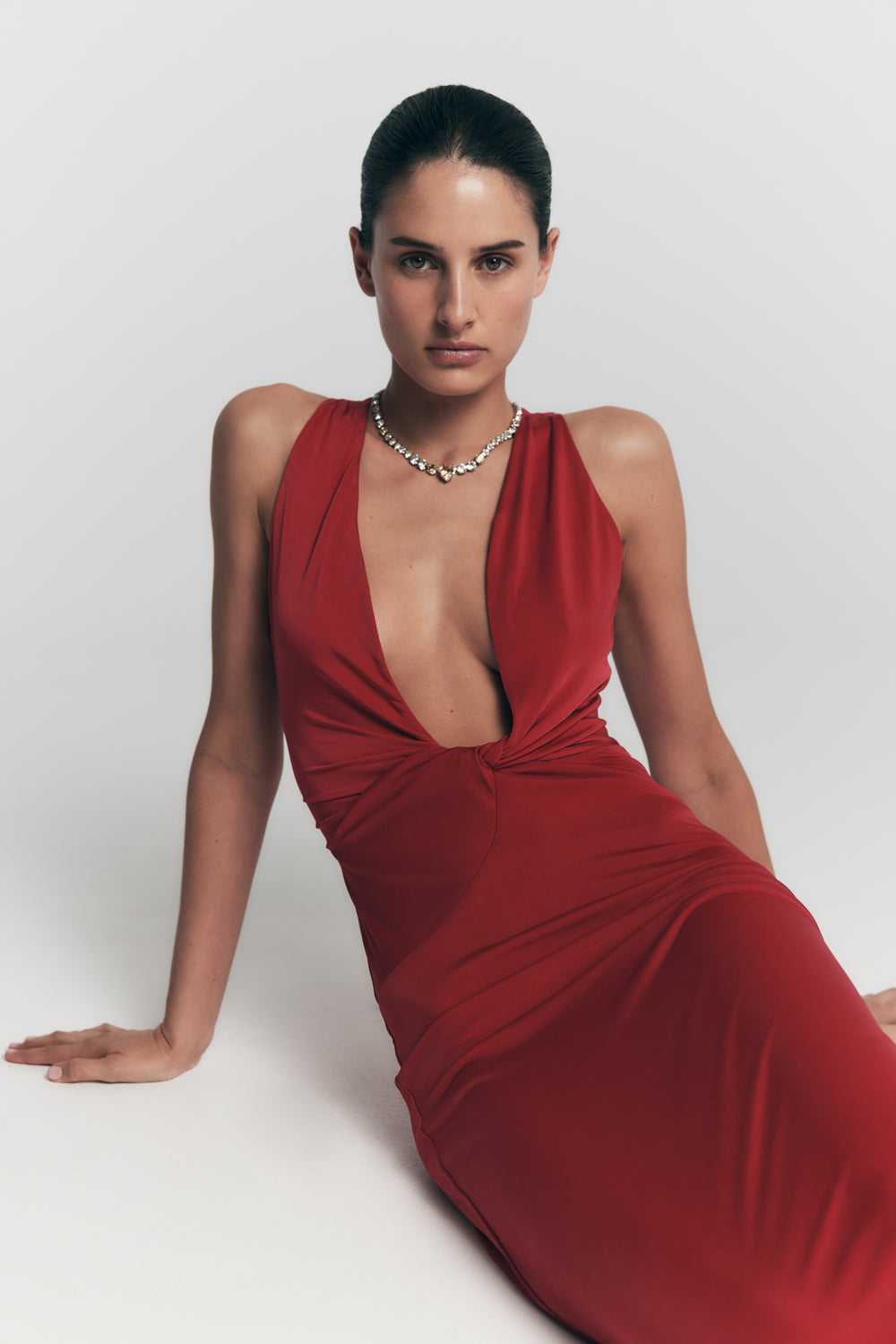Robe Maxi Étroite et Dégradée Stella - Rose Fushia