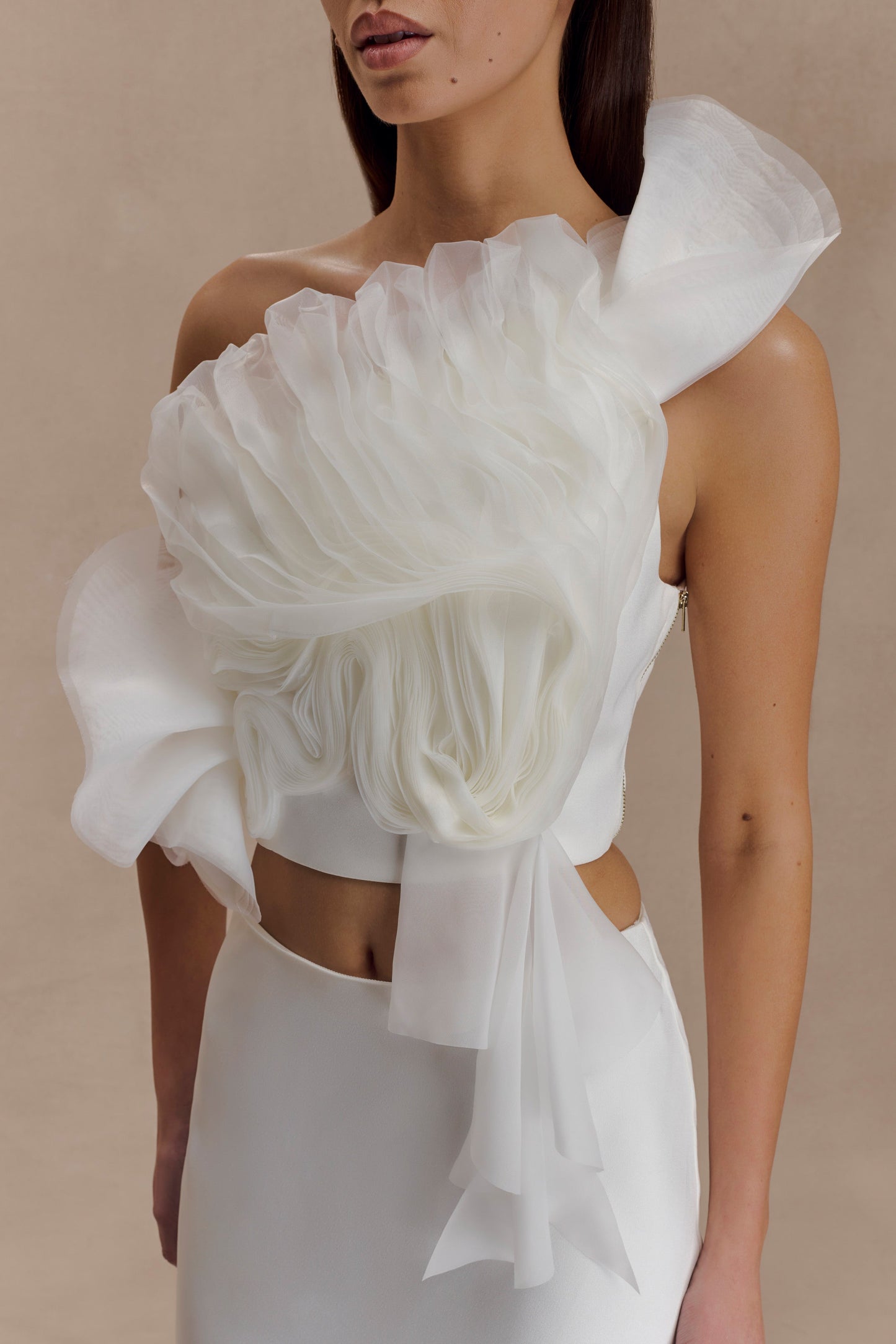 Top de mariée Sena - Blanc