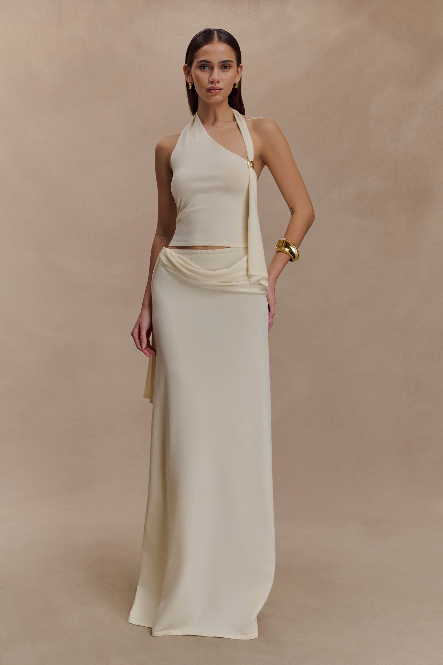 Halter en Tricot Xanthia - Ivoire