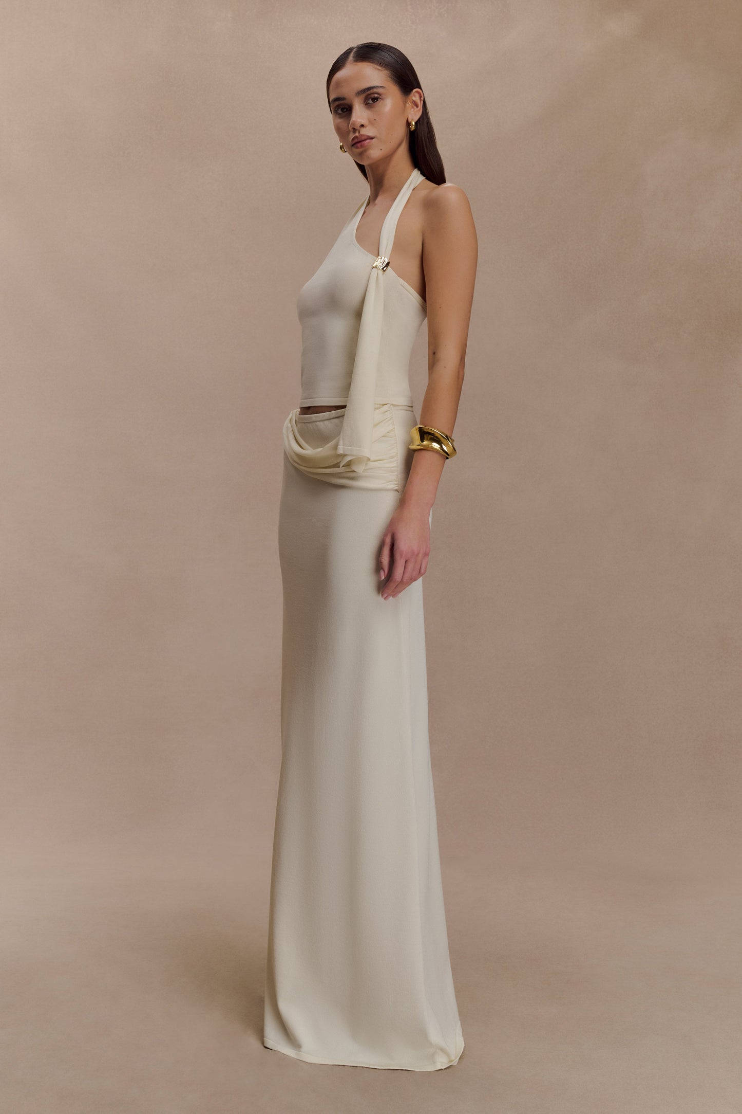 Halter en Tricot Xanthia - Ivoire