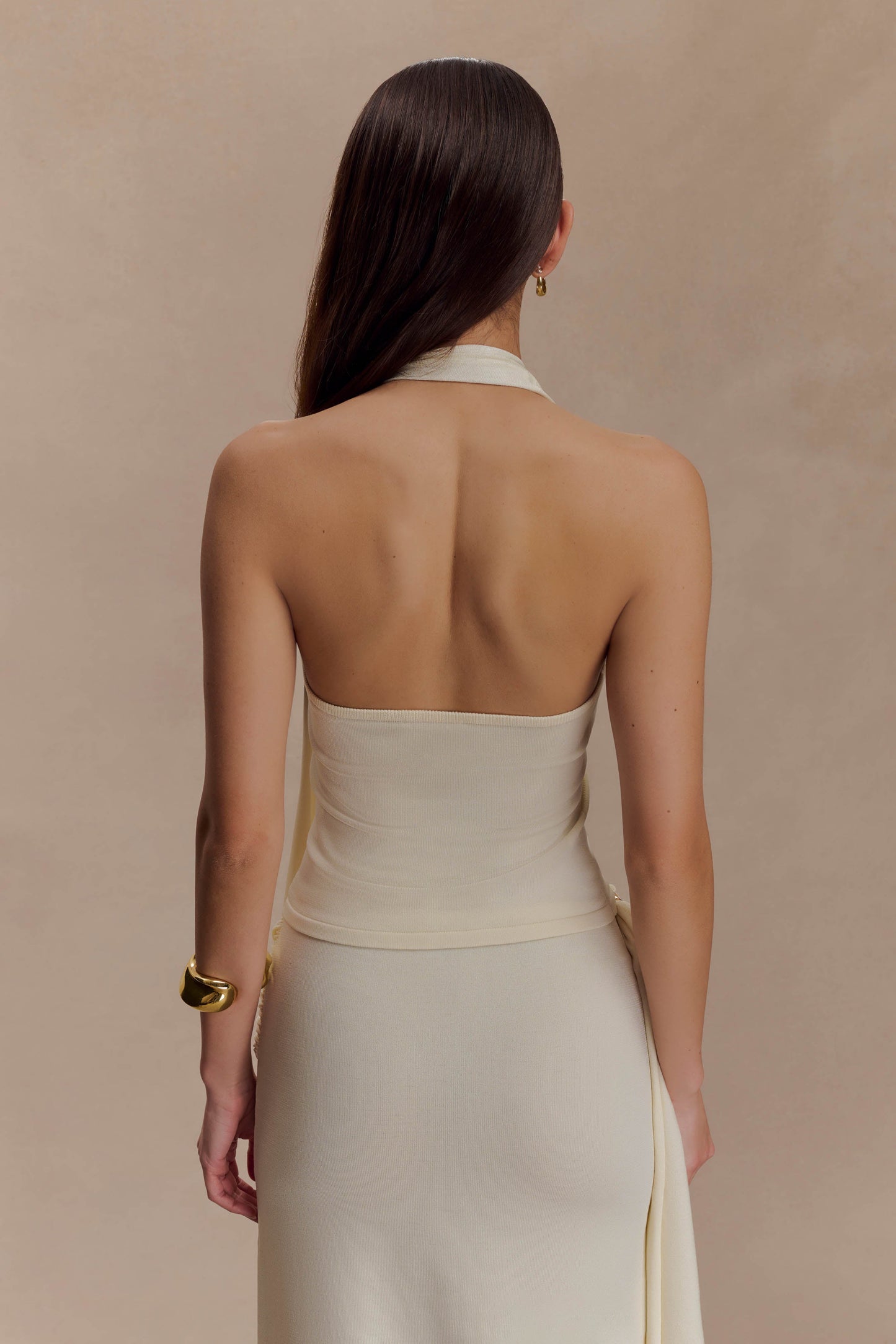 Halter en Tricot Xanthia - Ivoire