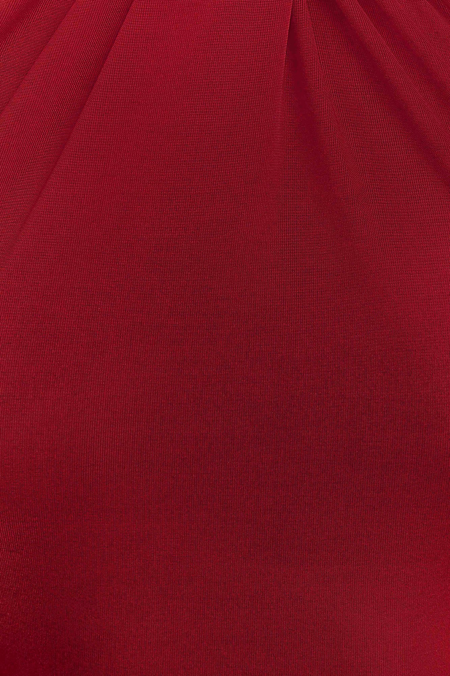 Robe Maxi Halter Élyna à Volants - Rouge Foncé