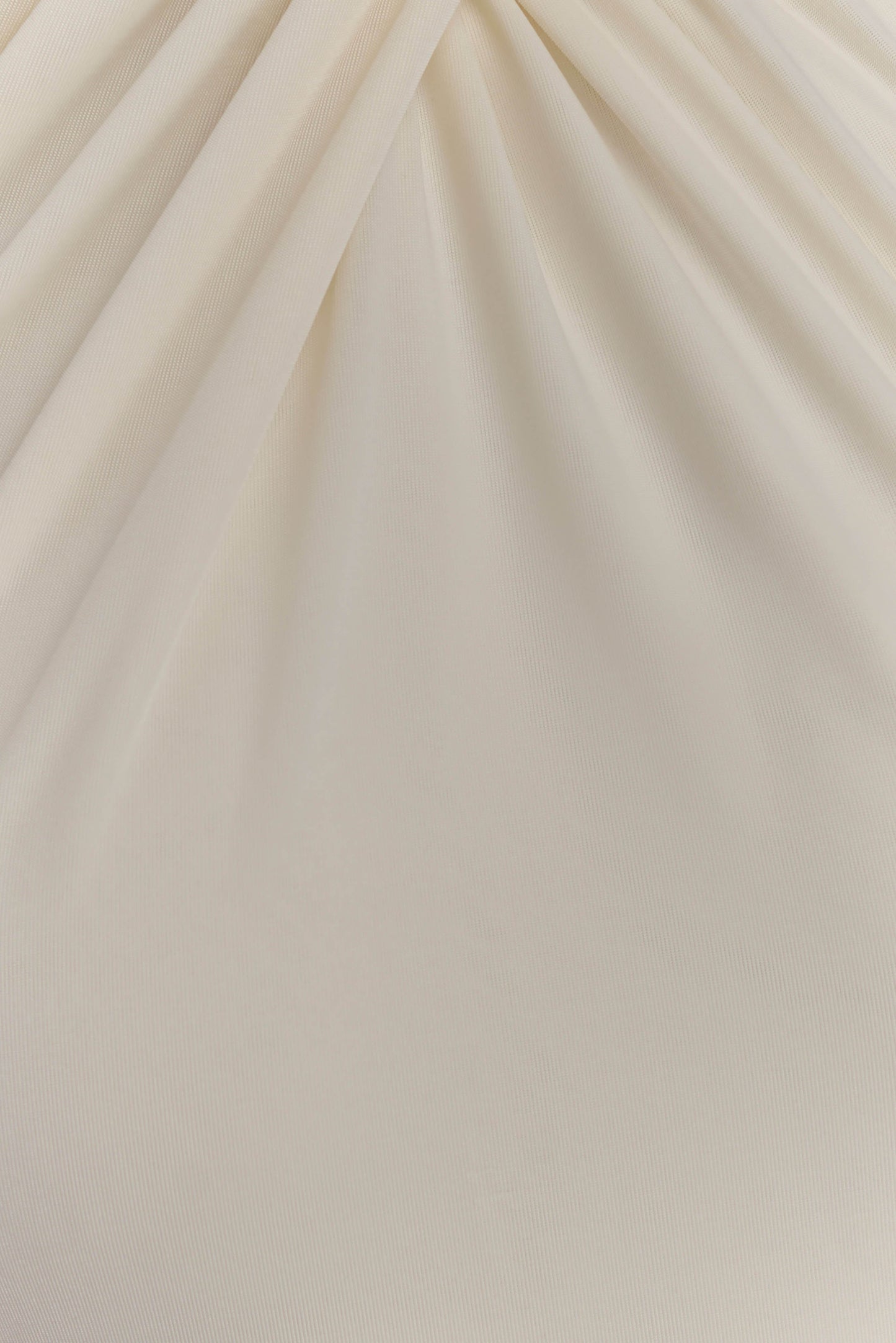 Robe Maxi Halter Élyna à Volants - Ivoire