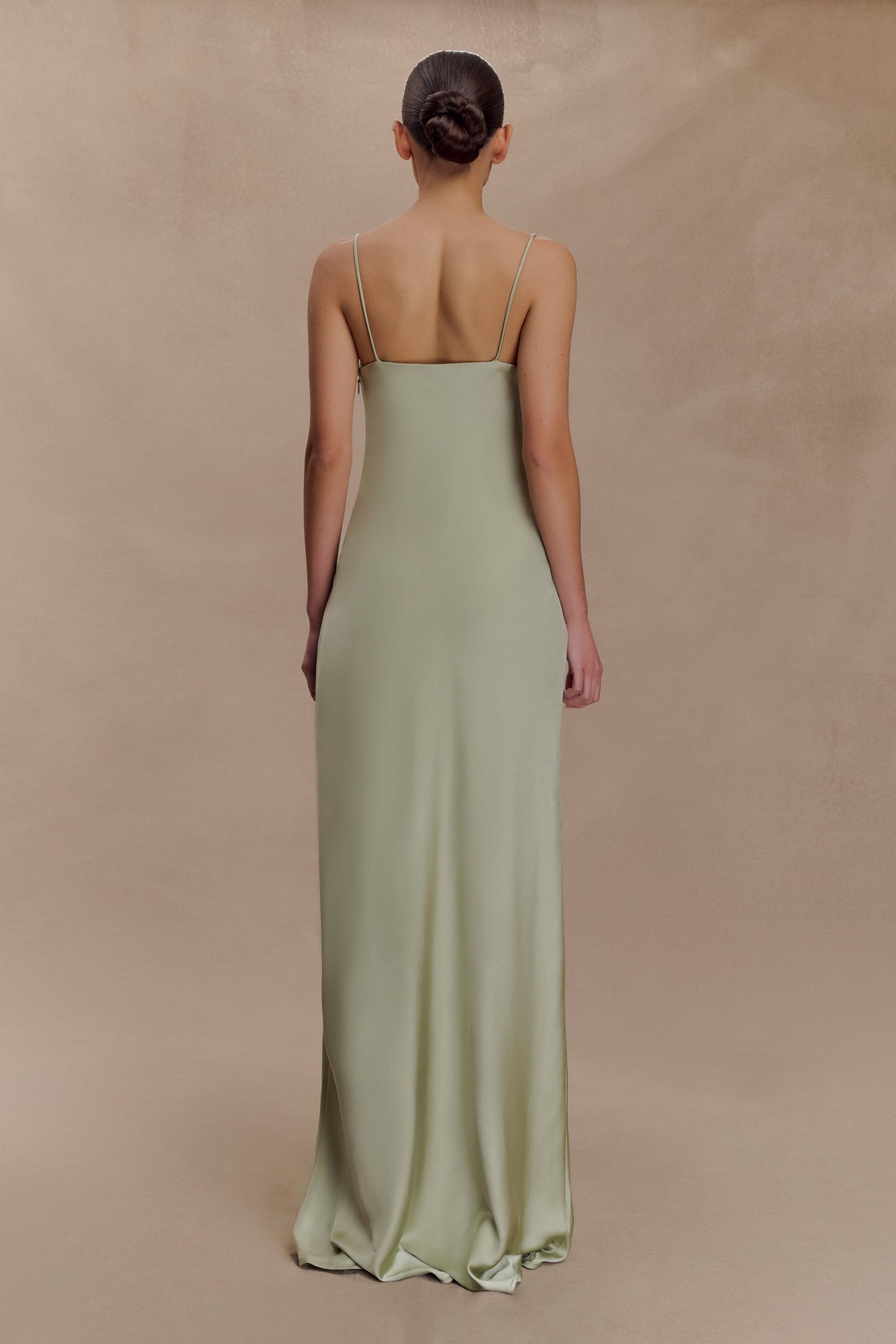 Robe Maxi en Dentelle et Satin Isadora - Sève
