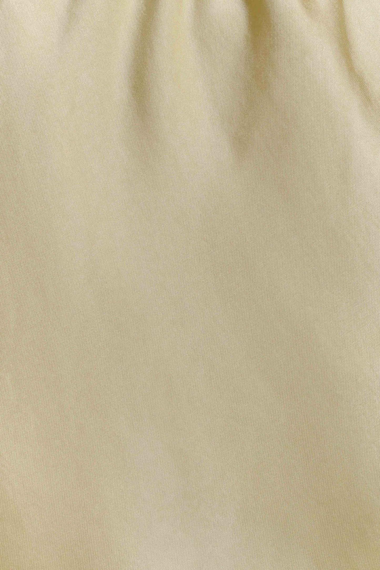 Robe longue satinée à col montant Bella - Citron
