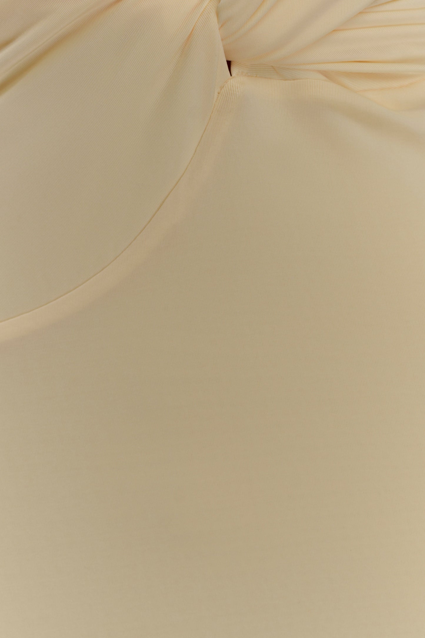 Robe Maxi Stella Dégradée et Étroite - Jaune Pale