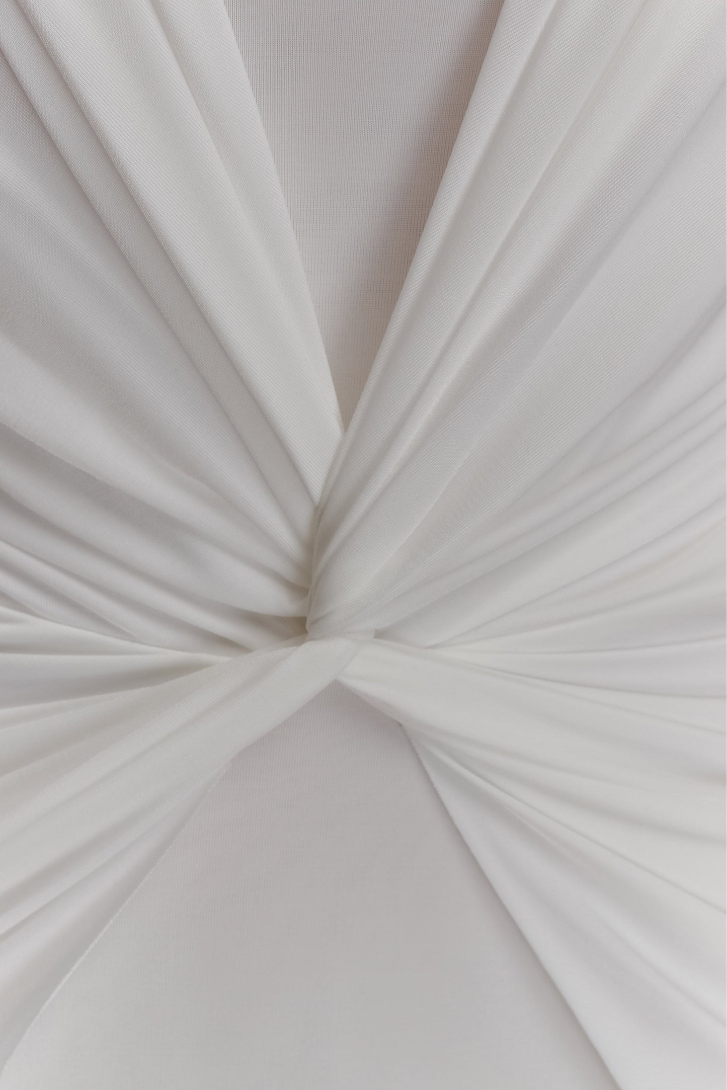 Robe Maxi Mirren sans bretelles et fluide - Blanche