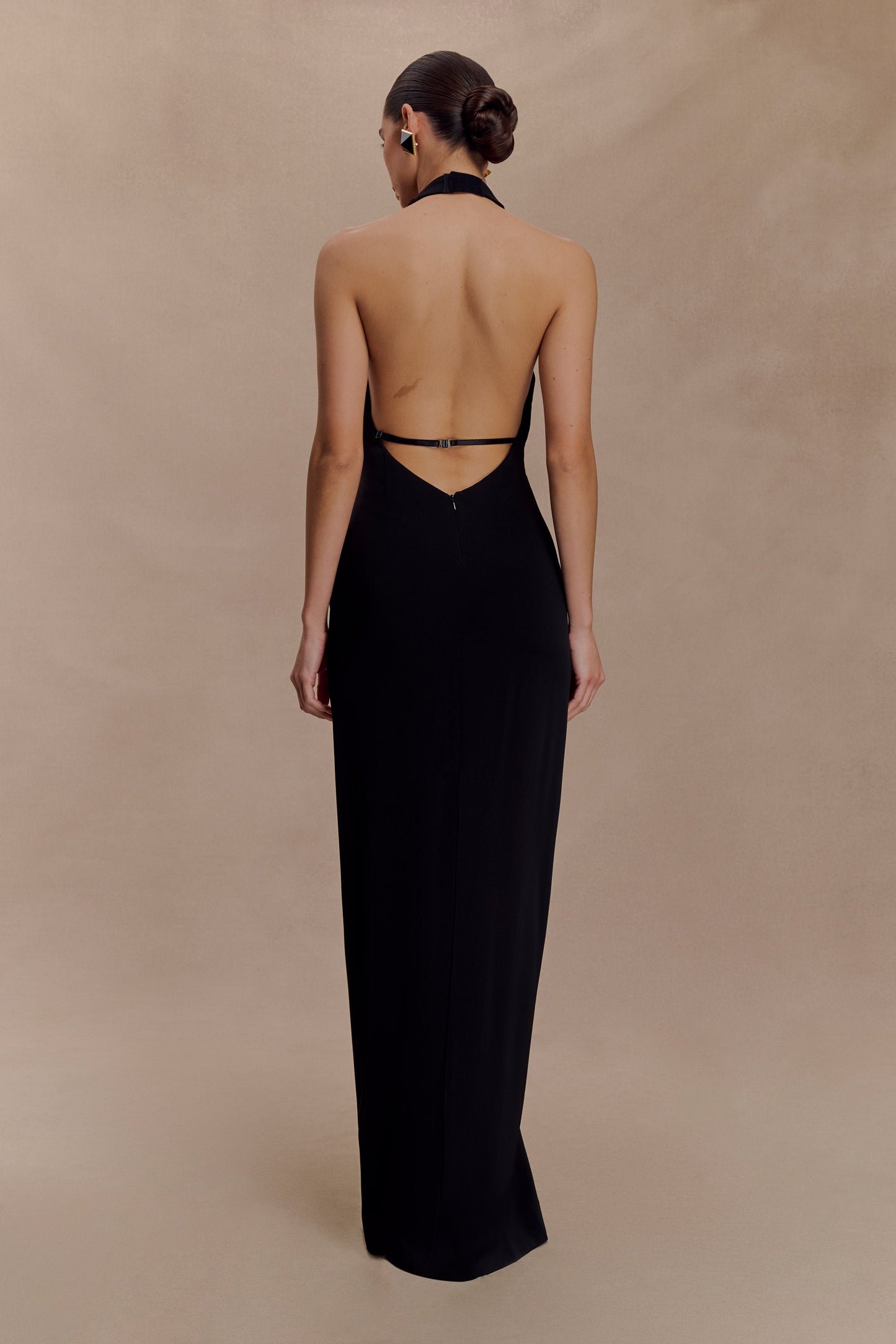 Robe Maxi à Décolleté Bas Vivianne - Noir