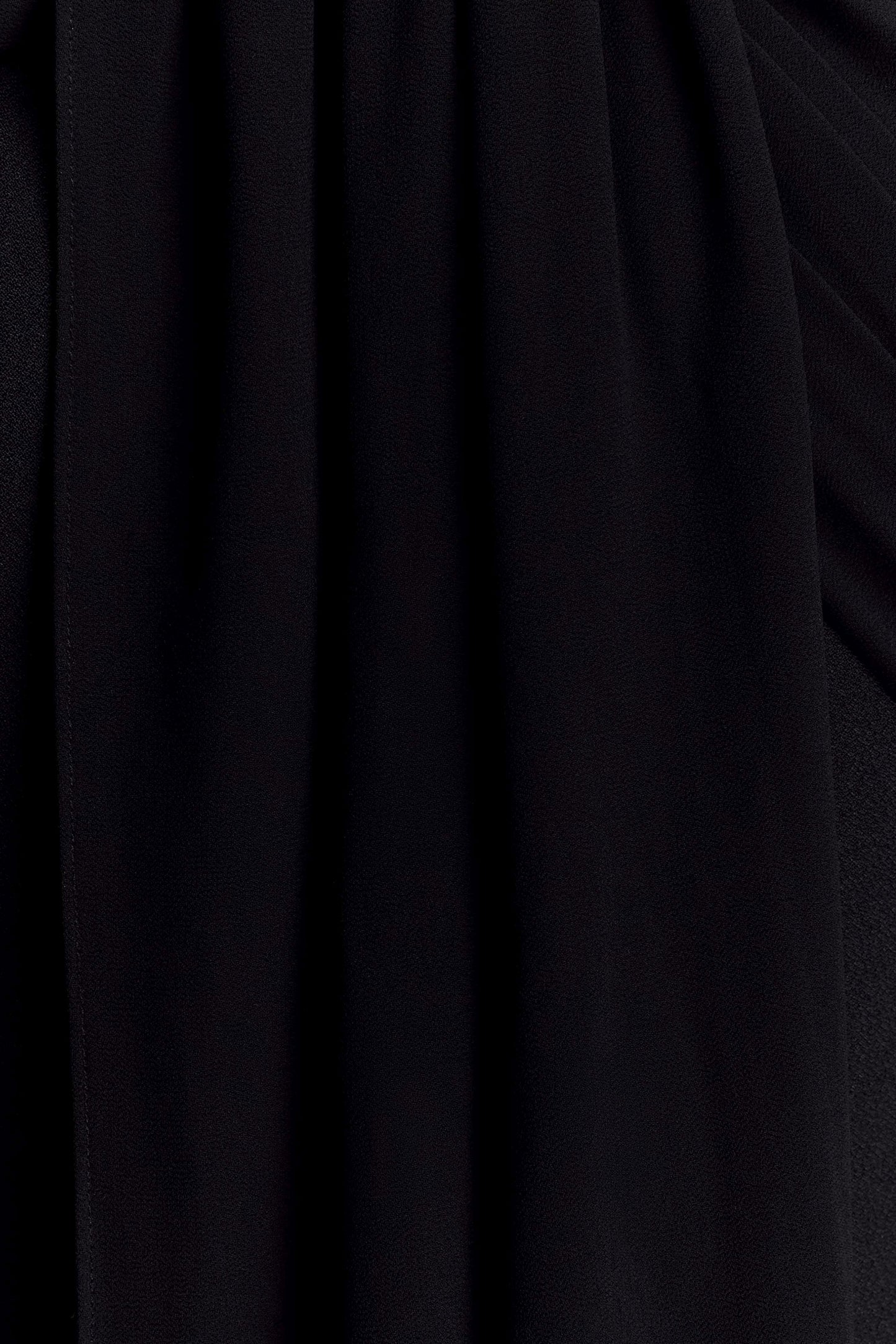 Robe Maxi en Crêpe à Nœuds Philippa - Noir