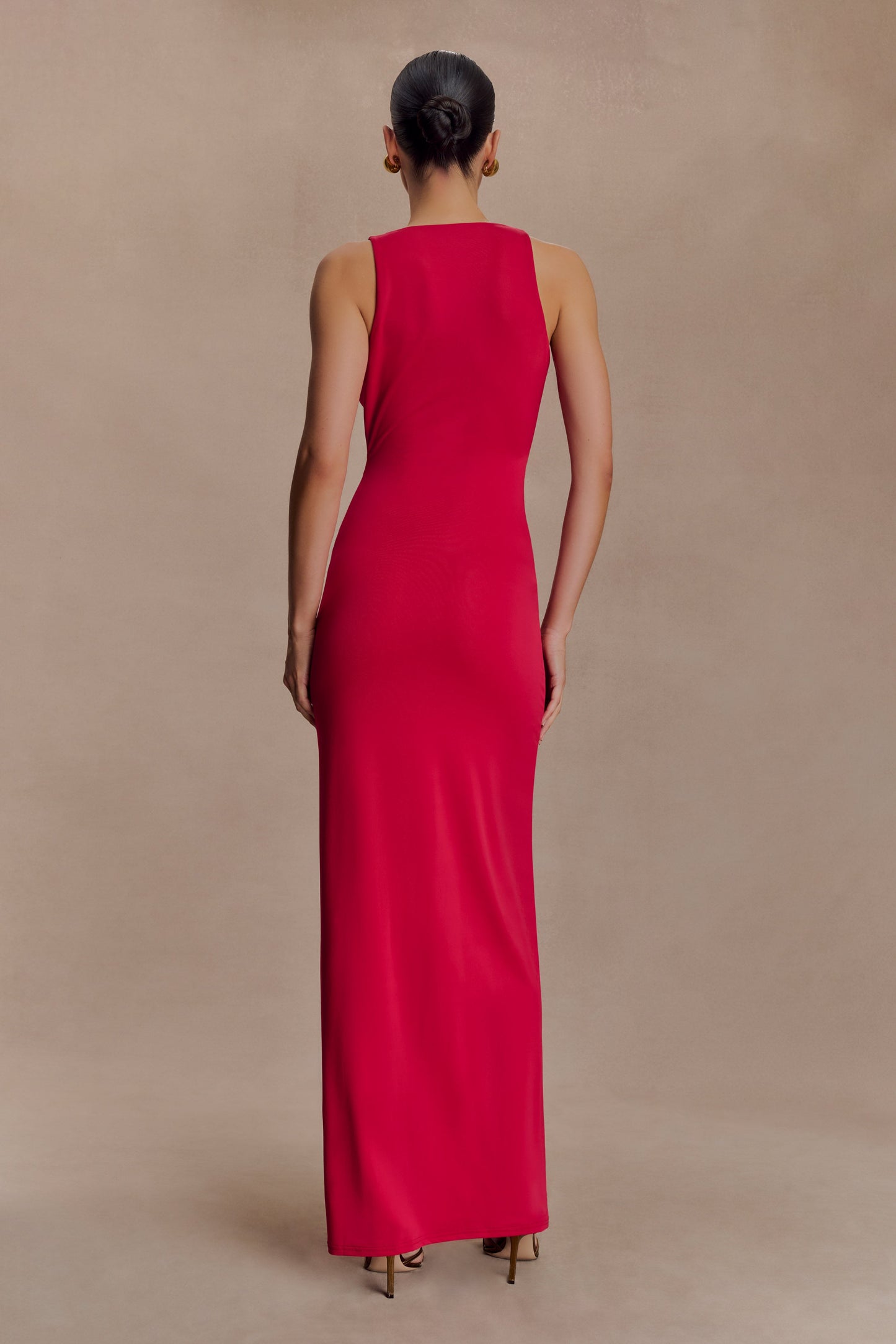 Robe Maxi Étroite et Dégradée Stella - Rose Fushia