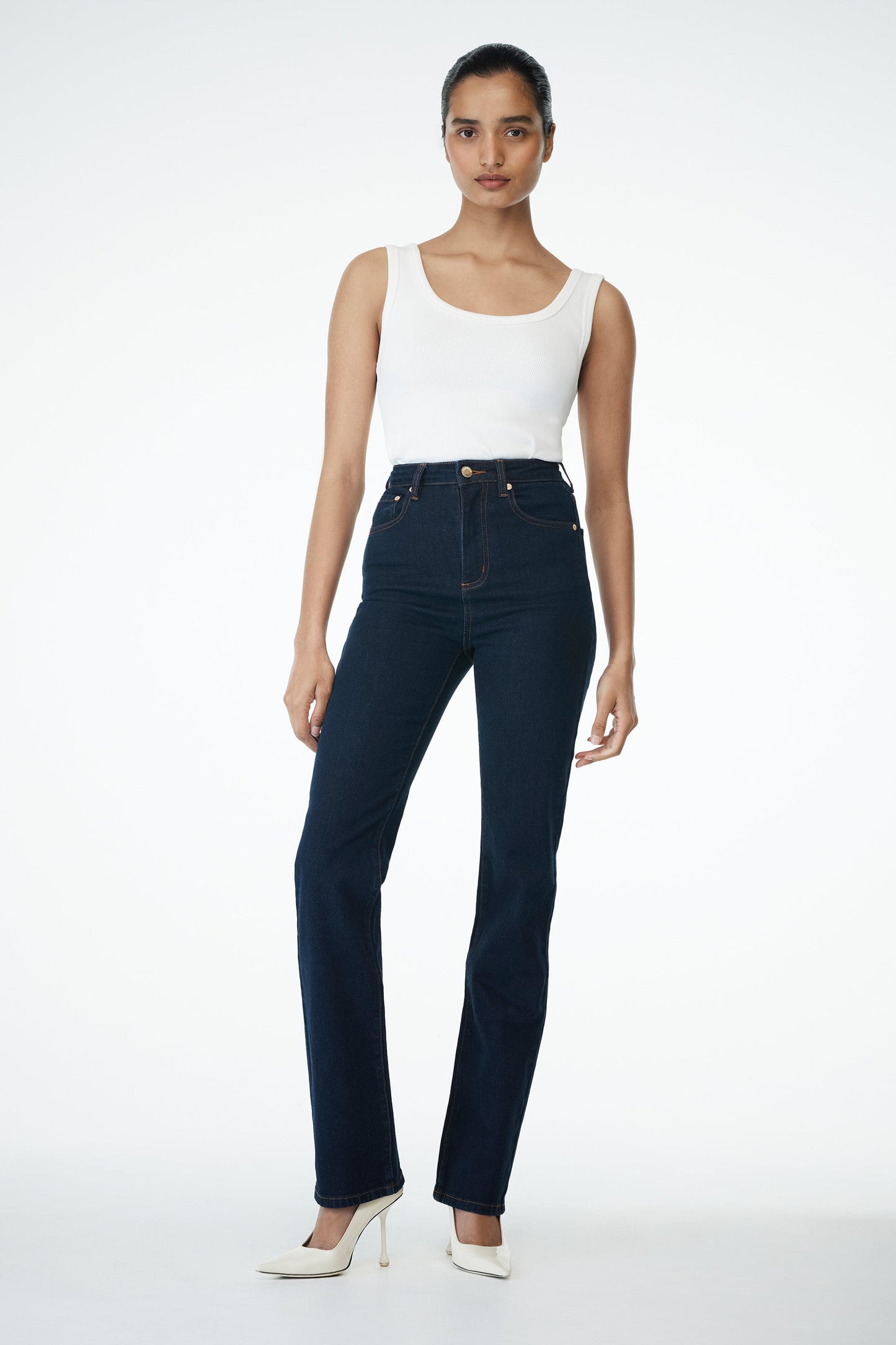 Jeans skinny en jean Janessa - Bleu indigo
