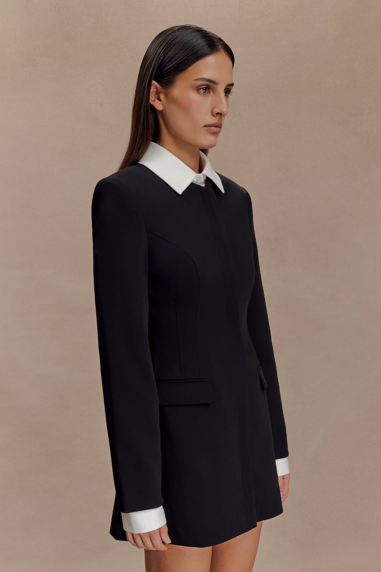 Mini-robe tailleur Gretchen - Noir