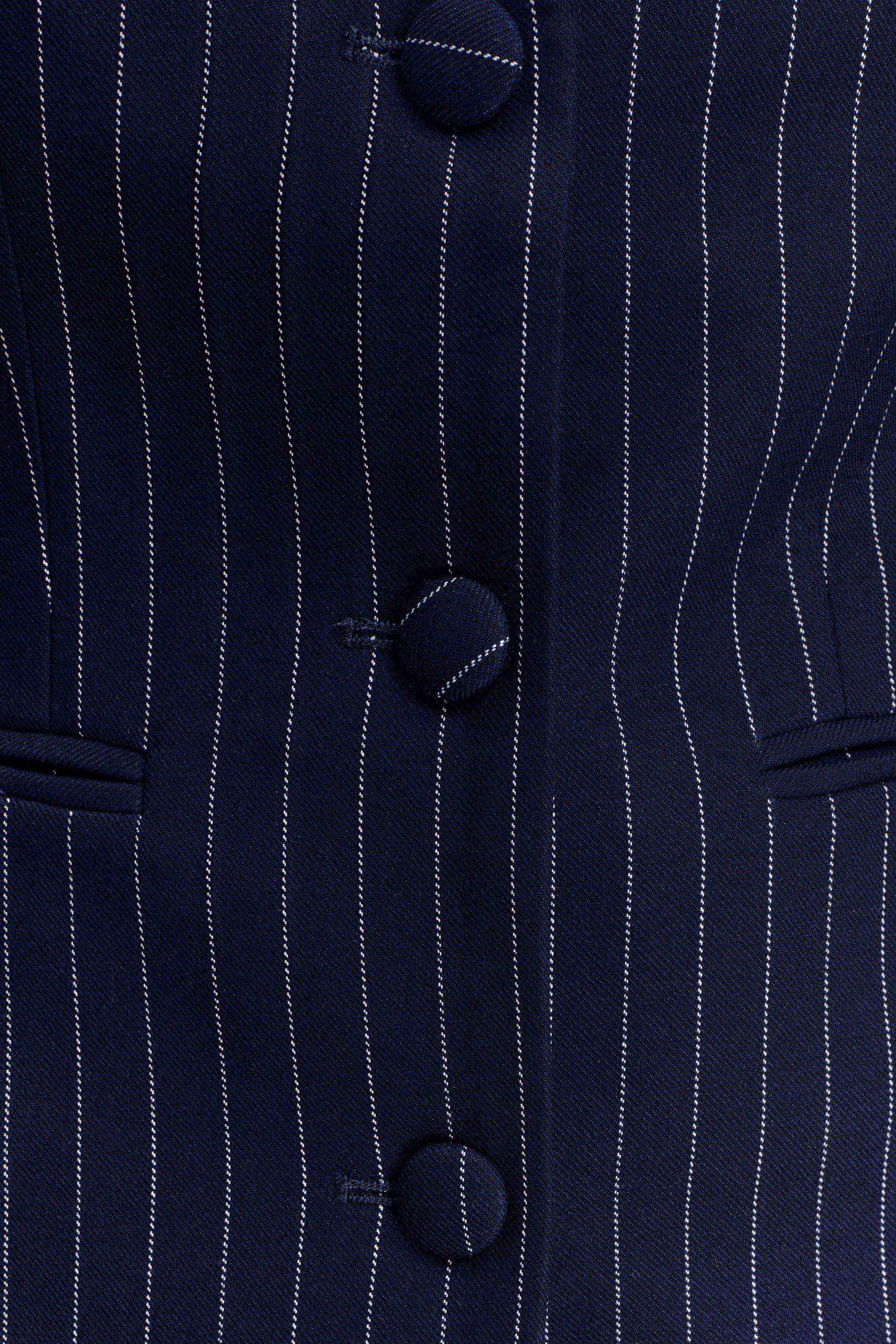 Blazer à taille ajustée Bellamy - Rayures bleu marine