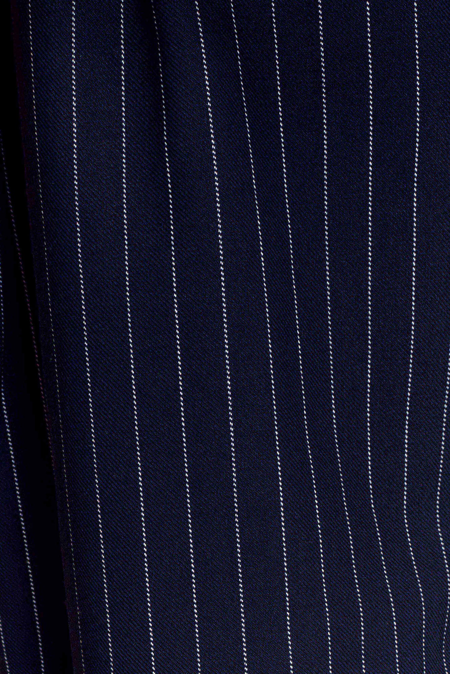 Pantalon large à plis Jacqueline - Rayures bleu marine