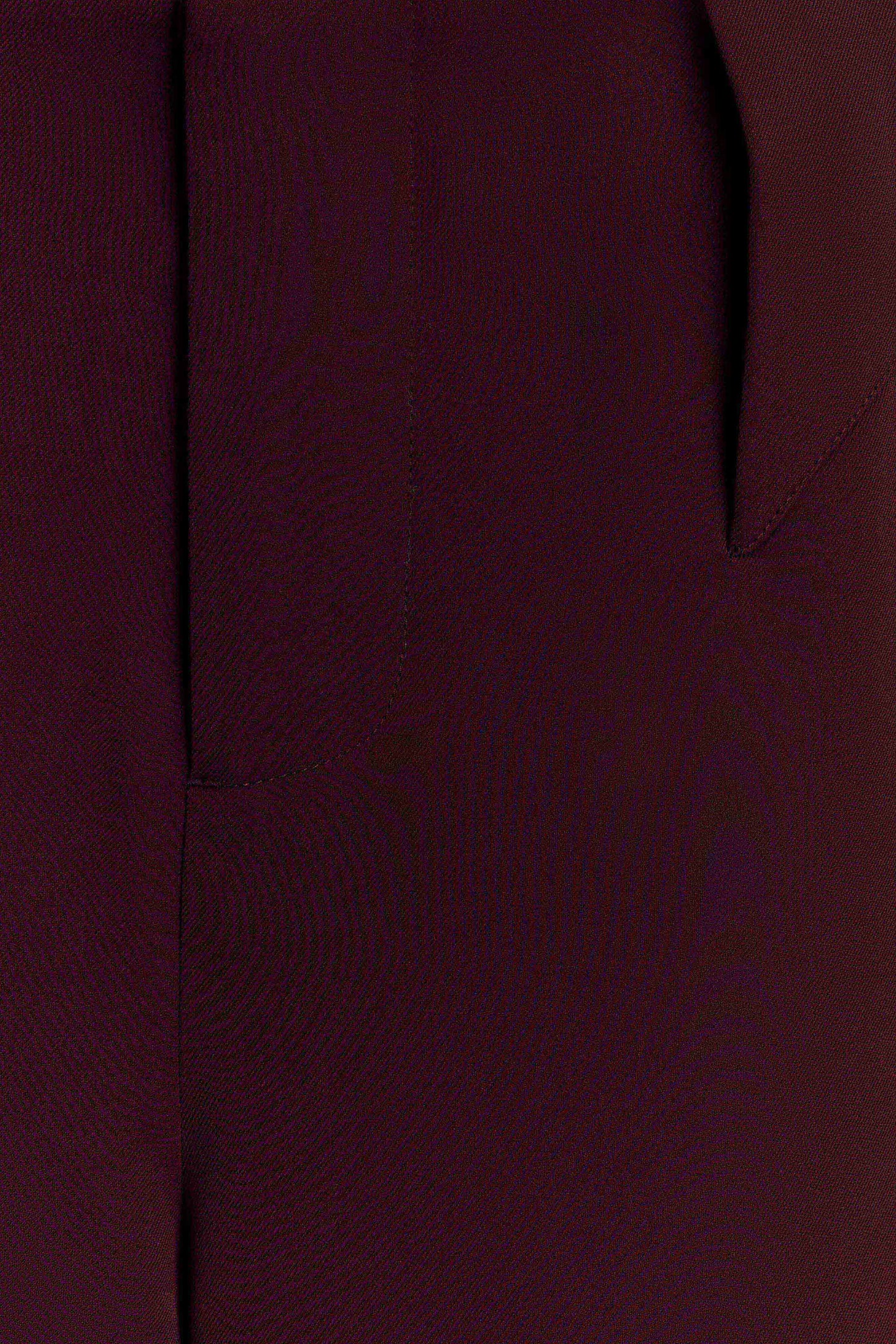 Pantalon tailleur Arlo à jambes larges - Brun-rouge