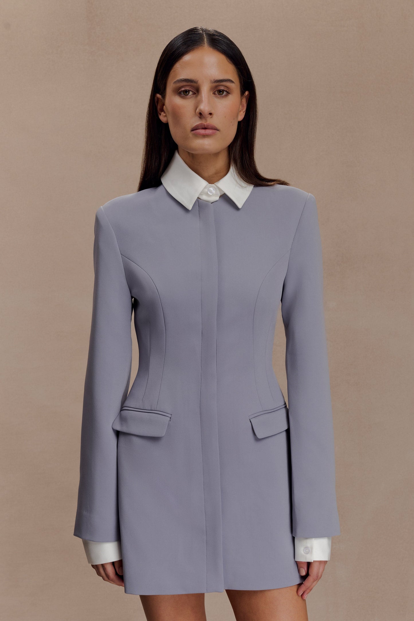 Mini-robe tailleur Gretchen - Gris