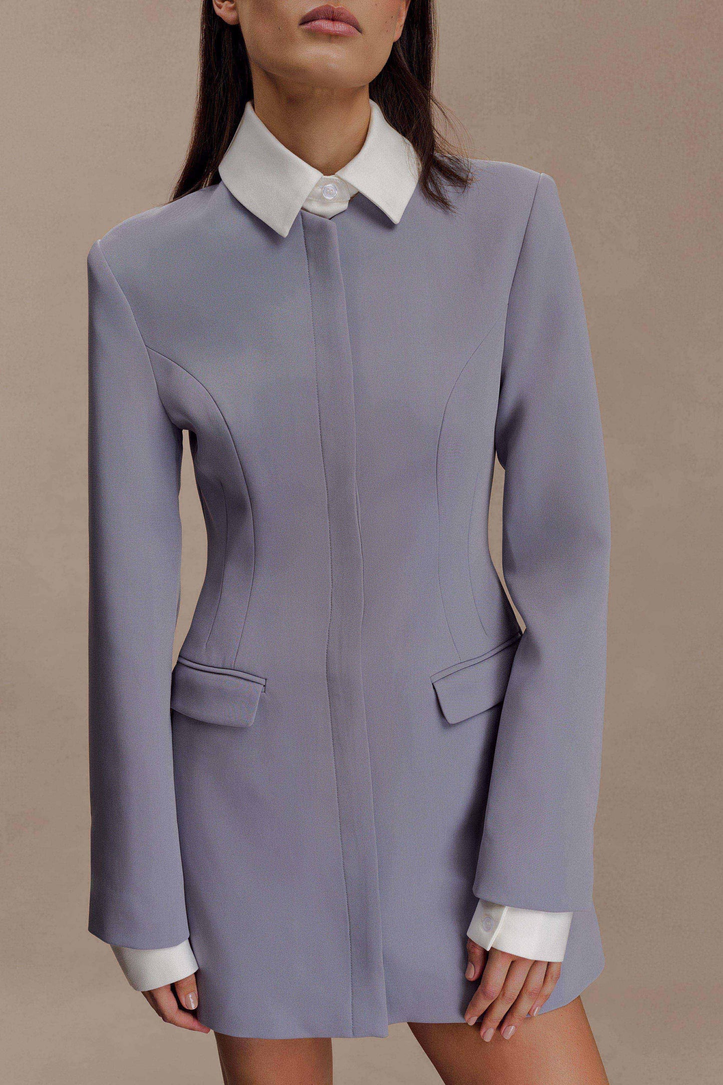 Mini-robe tailleur Gretchen - Gris