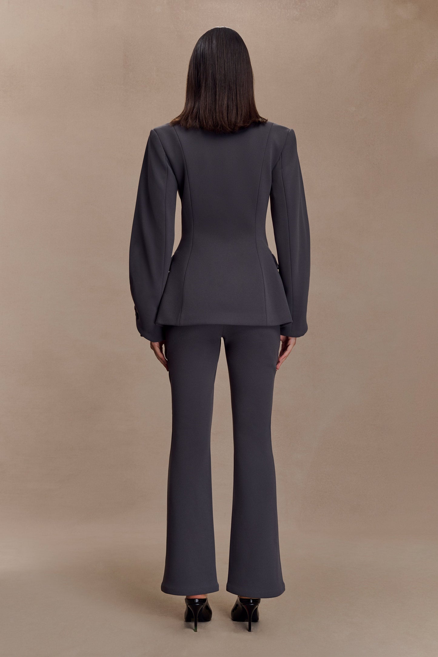 Blazer structuré Wesley - Gris anthracite ombré