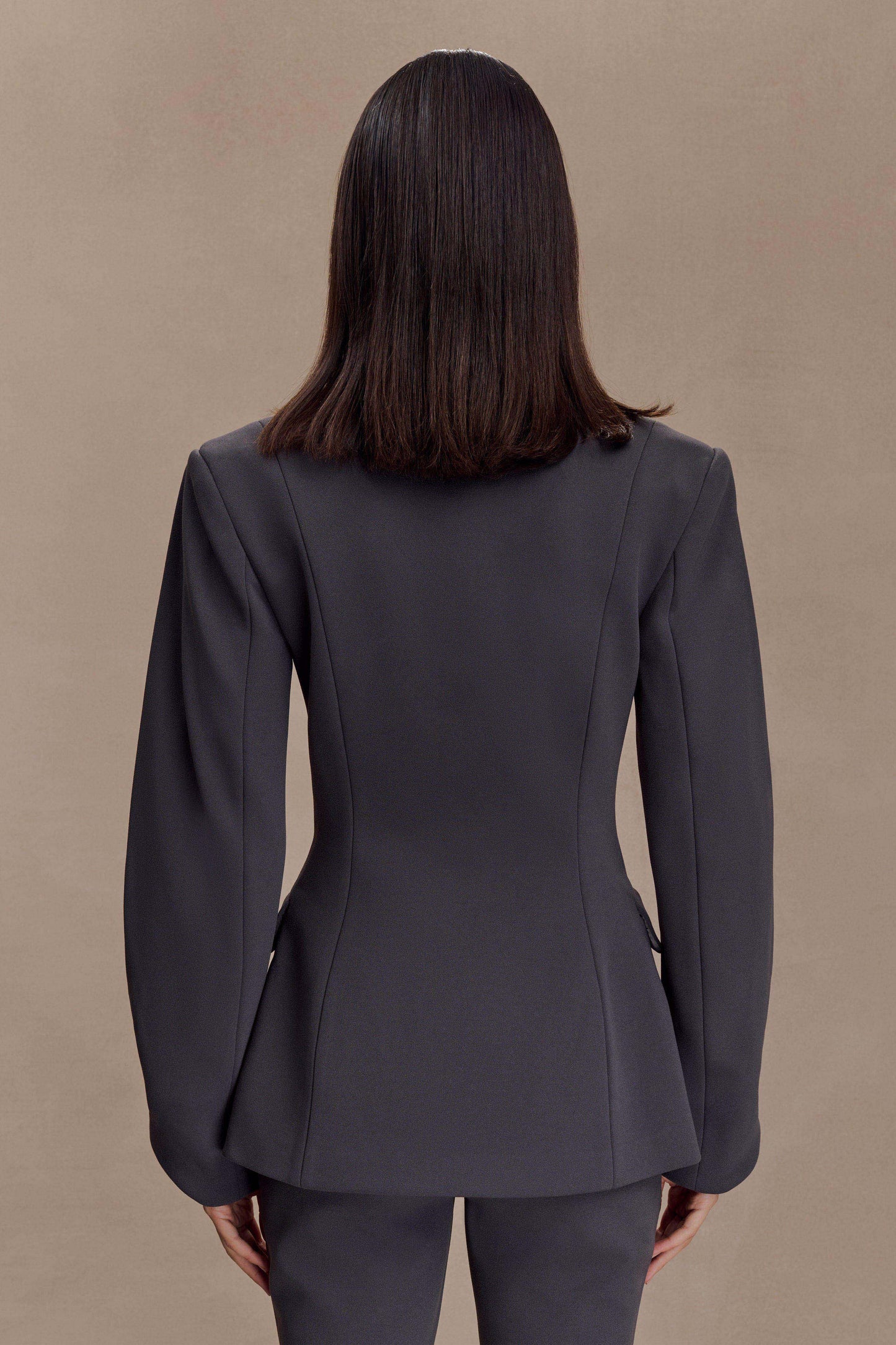 Blazer structuré Wesley - Gris anthracite ombré